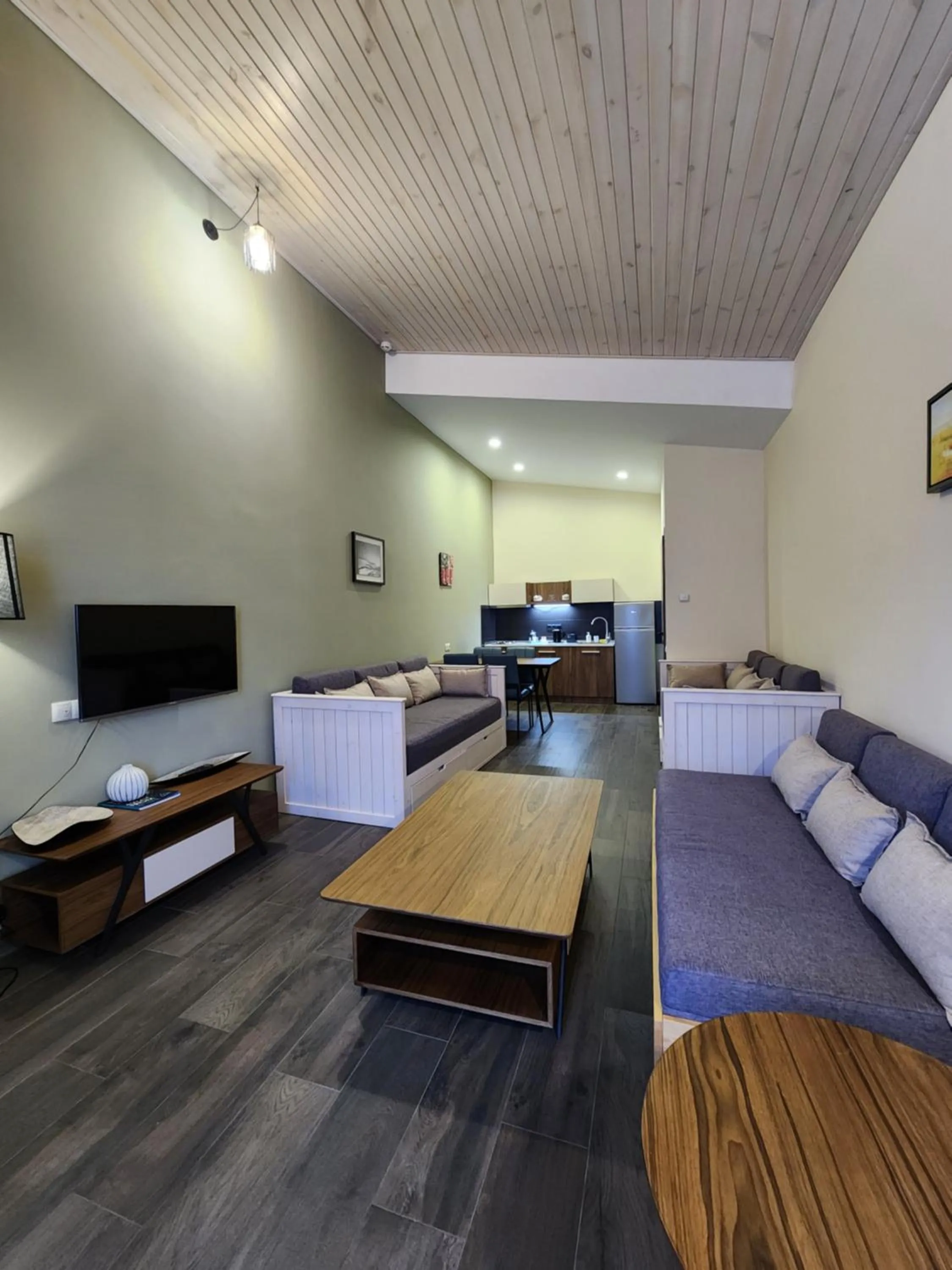 Living room, Bed in Gudauri Hills Apart Hotel