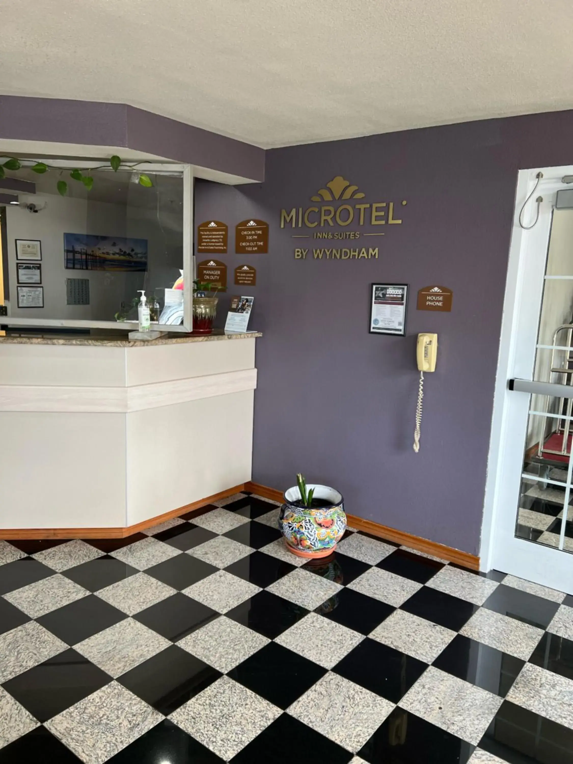 Lobby or reception in Microtel Inn & Suites by Wyndham Amarillo Lobby or reception in Microtel Inn & Suites by Wyndham Amarillo