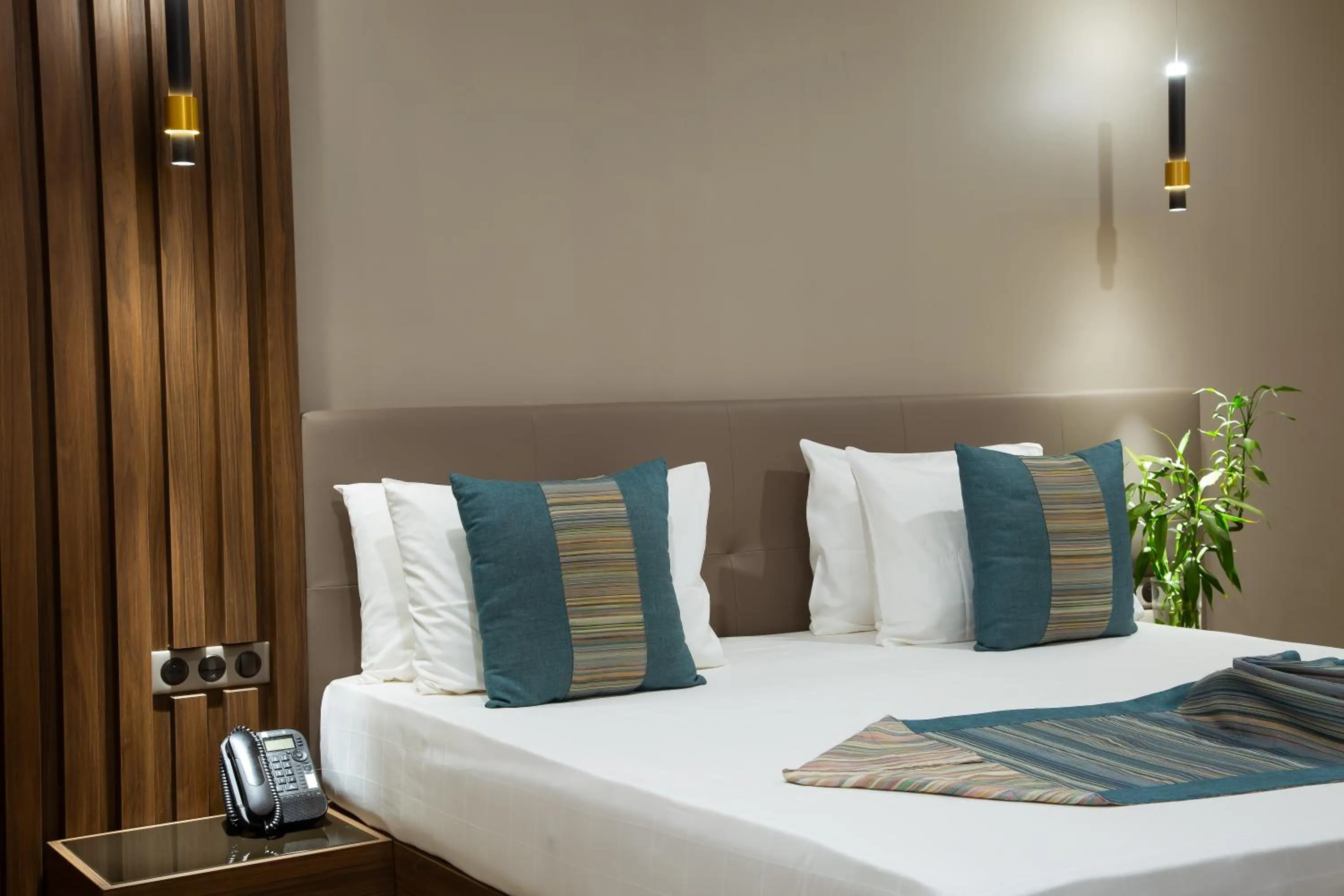 Bed in Le Ndiambour Hôtel et Résidence