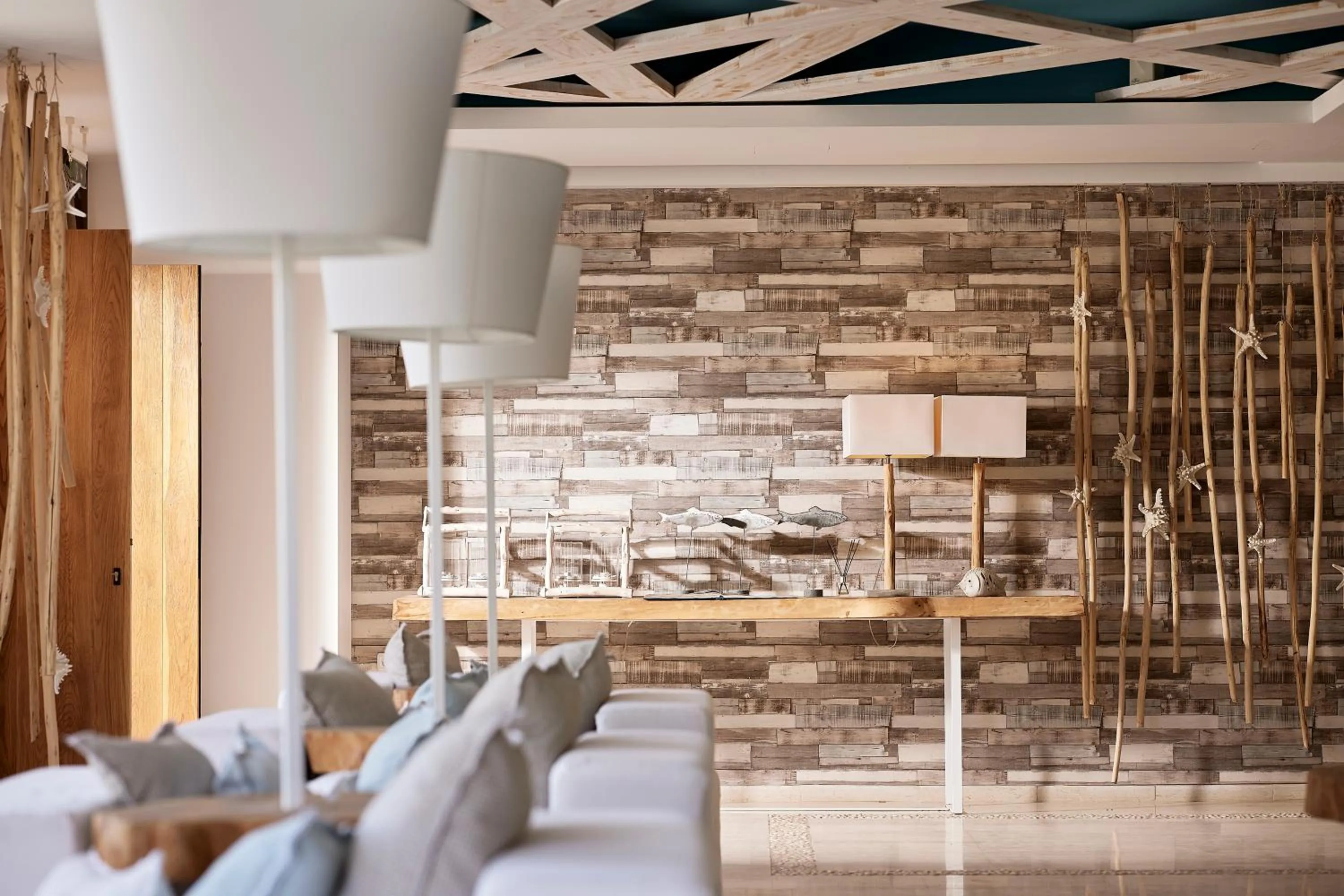 Living room in Kythnos Bay Hotel