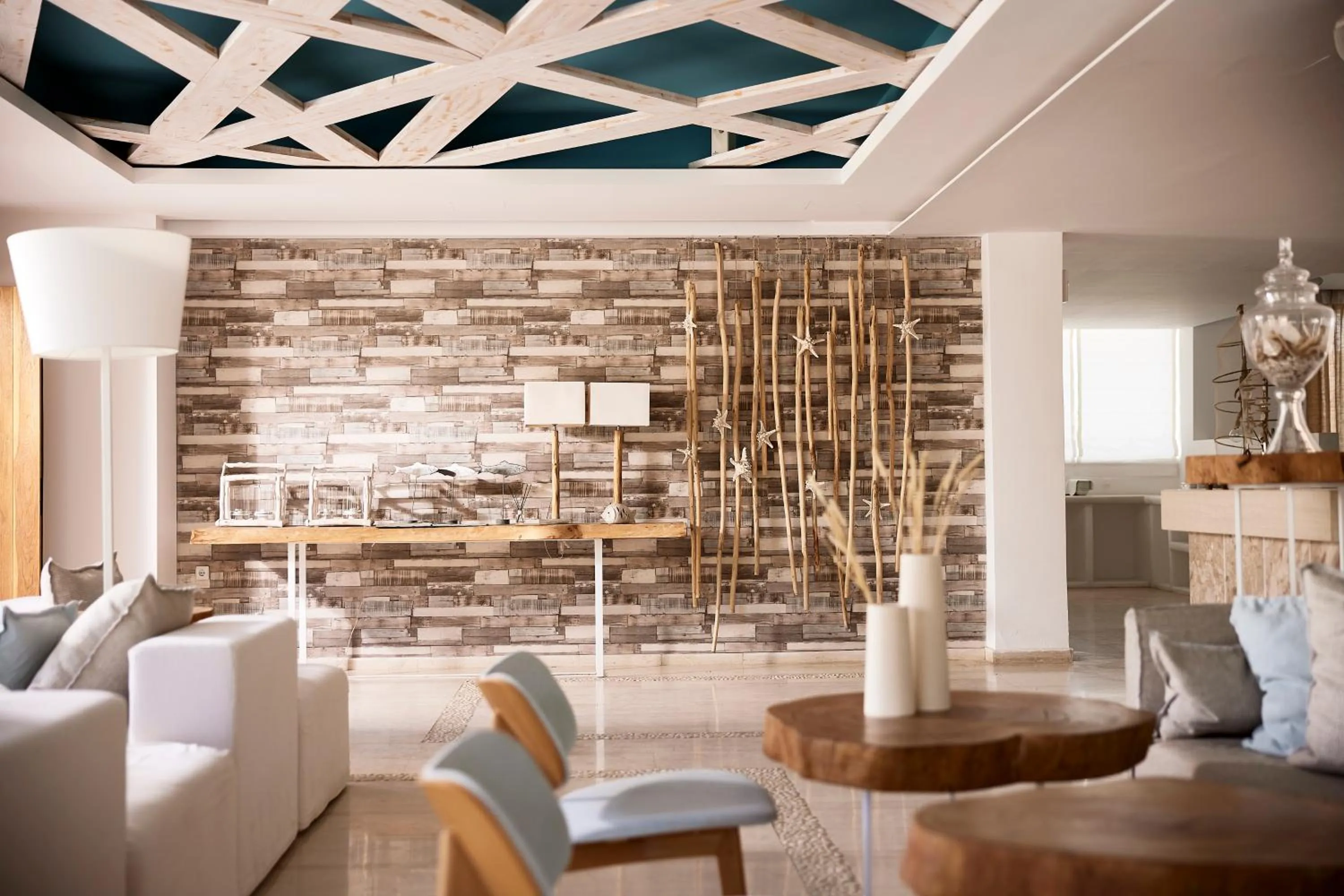 Living room in Kythnos Bay Hotel