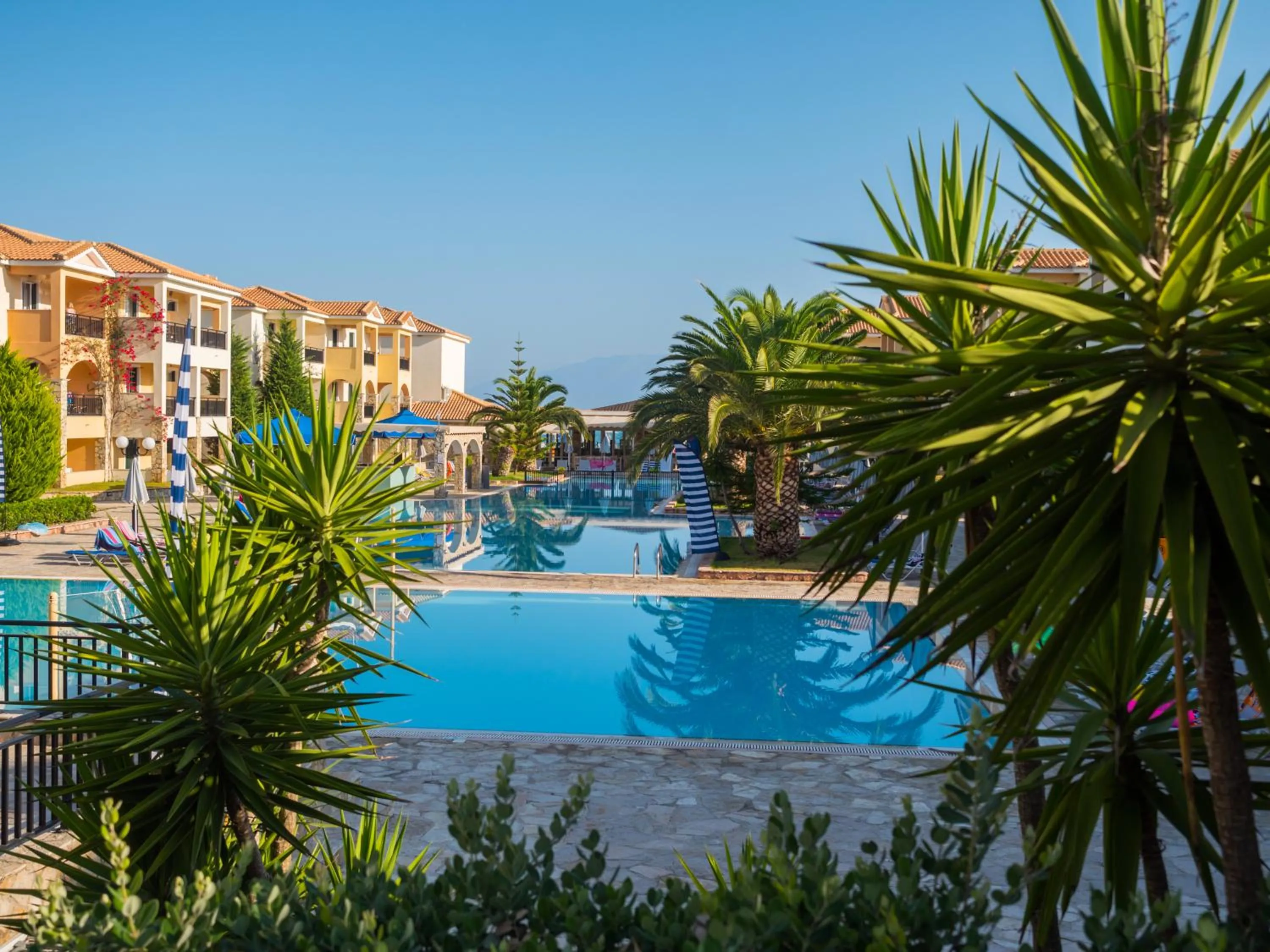 Pool view in Alykanas Village Resort