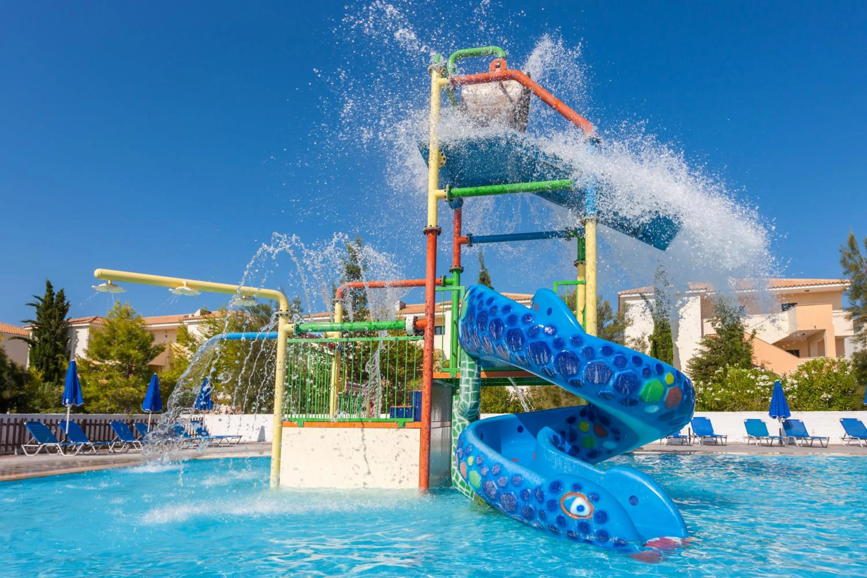 Aqua park in Alykanas Village Resort