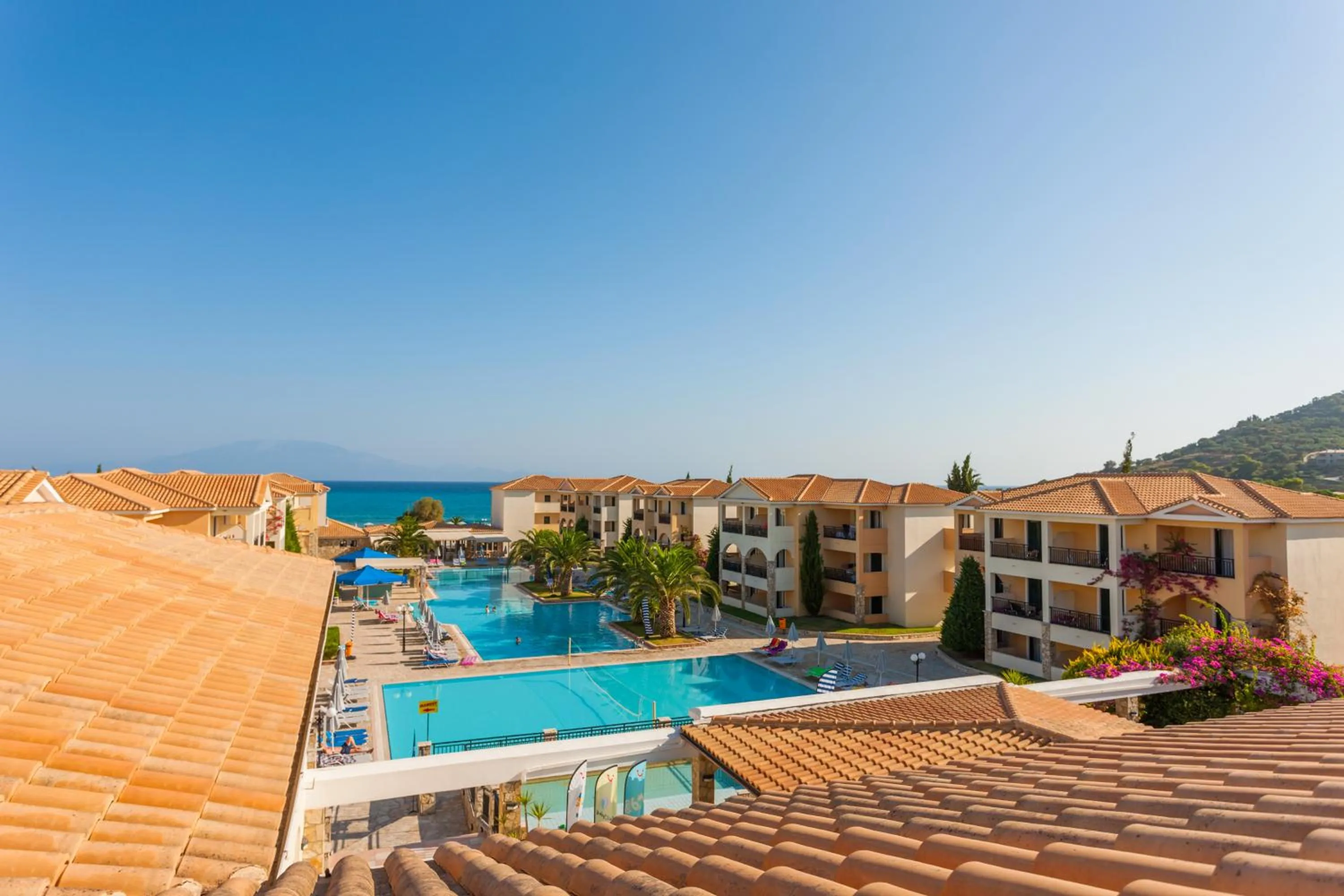 Pool view in Alykanas Village Resort