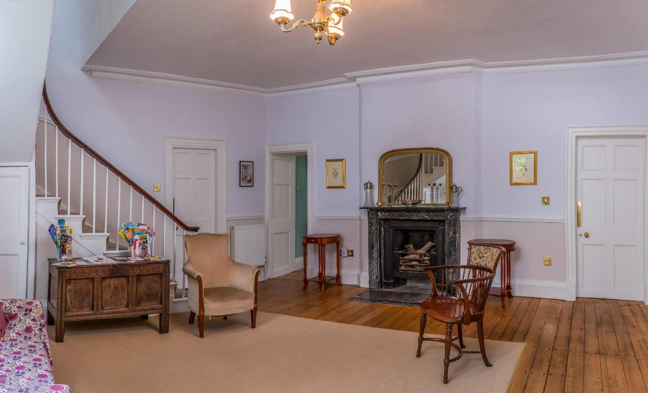 Lobby or reception in The Old Vicarage B&B