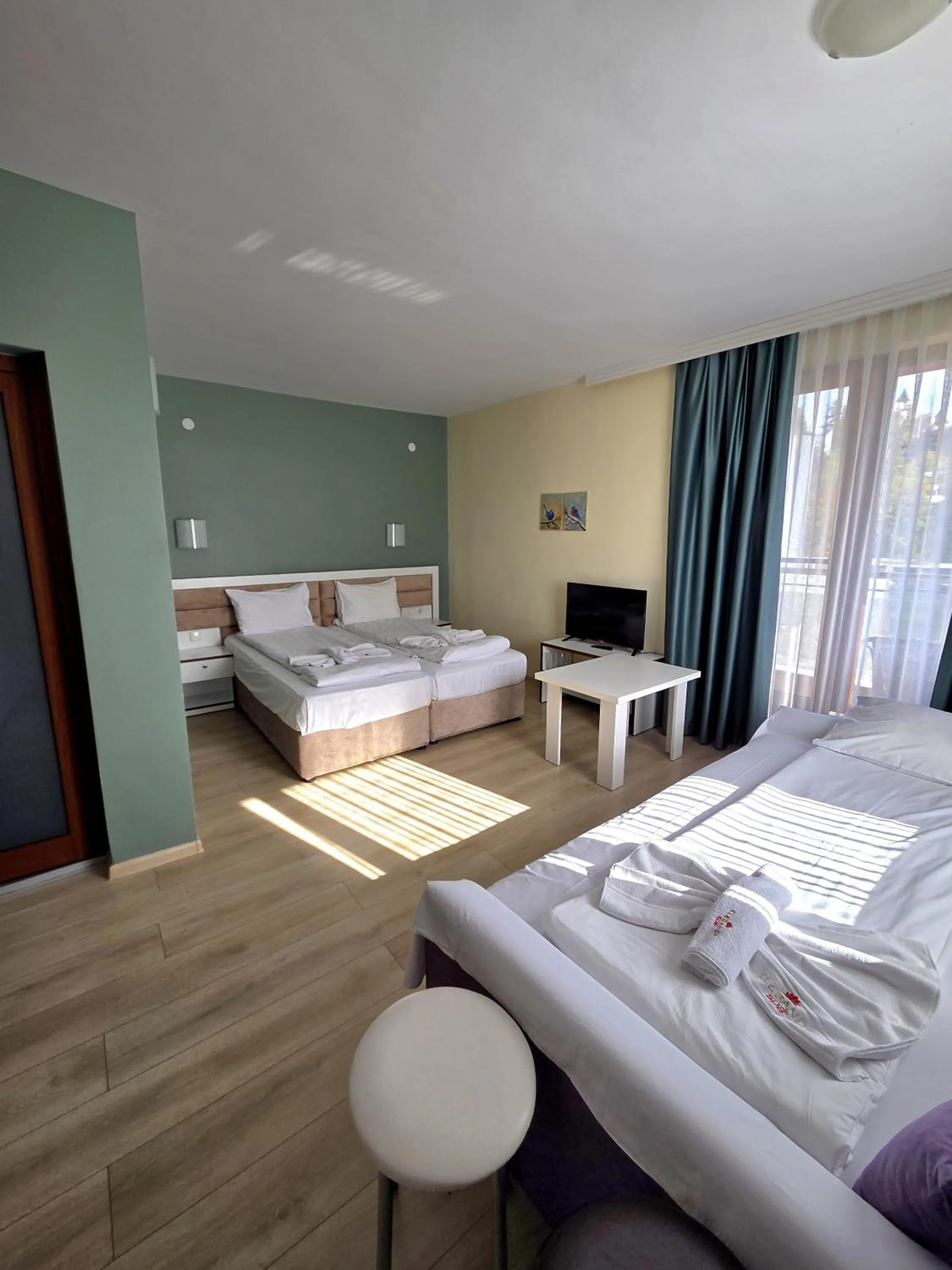 Bed in Elegance Spa Hotel