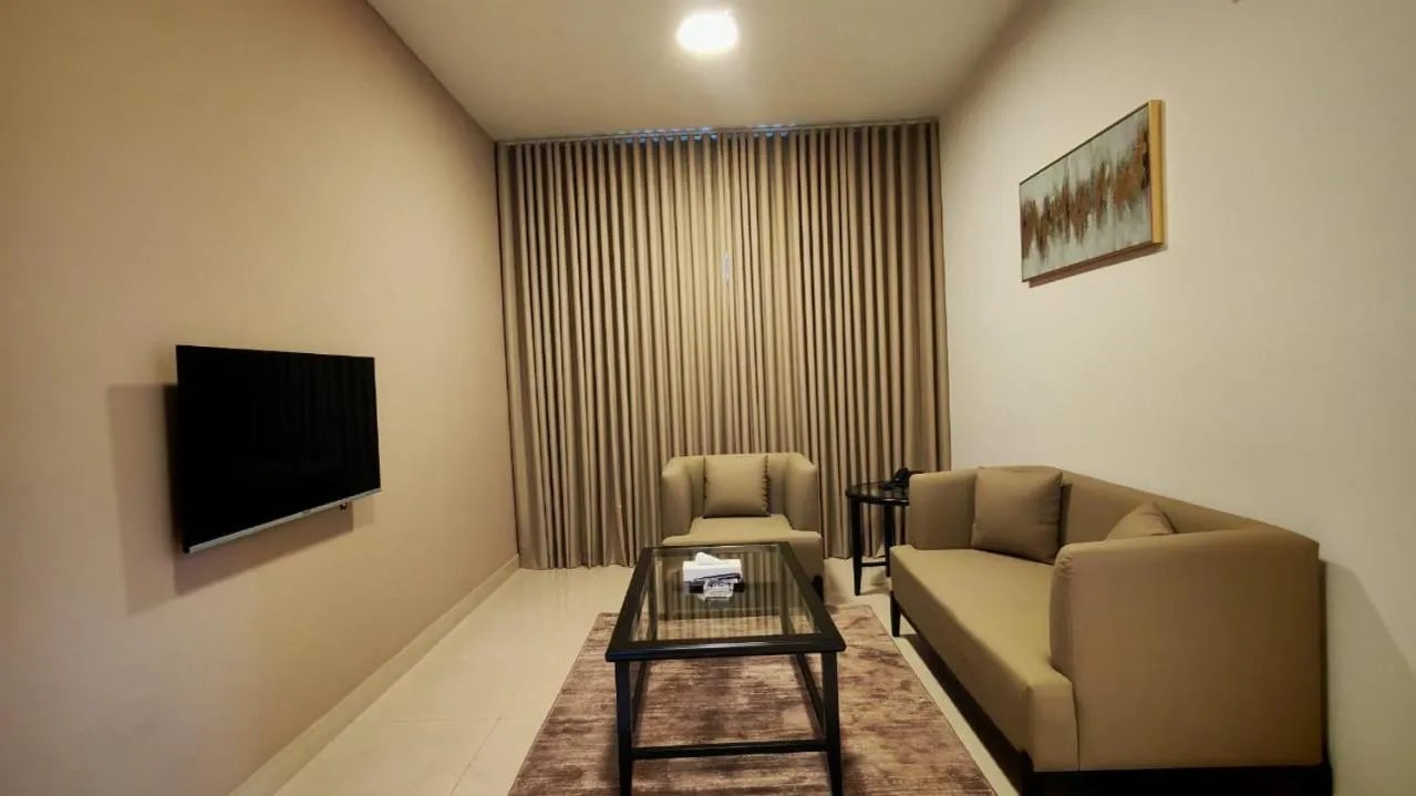 Living room in Al Khaleej Plaza Furnished Hotel Apartments