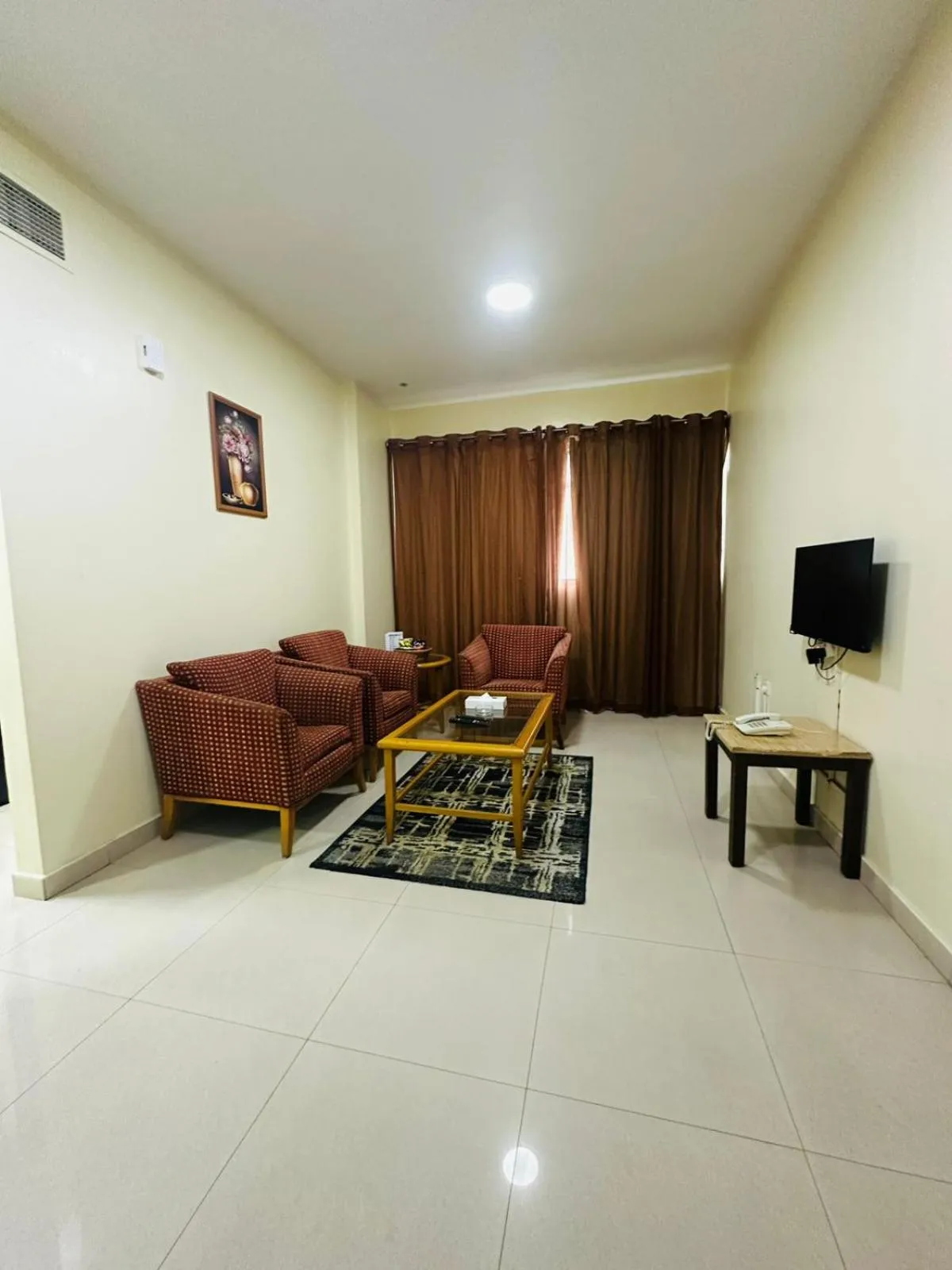 Living room in Al Khaleej Plaza Furnished Hotel Apartments
