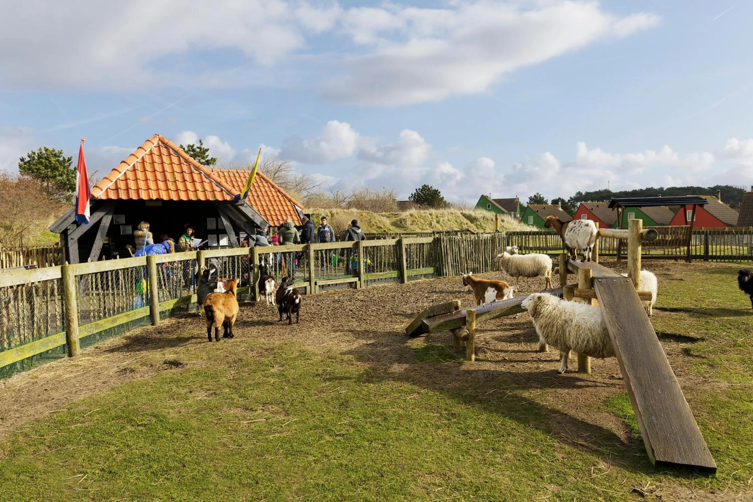 Children play ground in Center Parcs Zandvoort beach