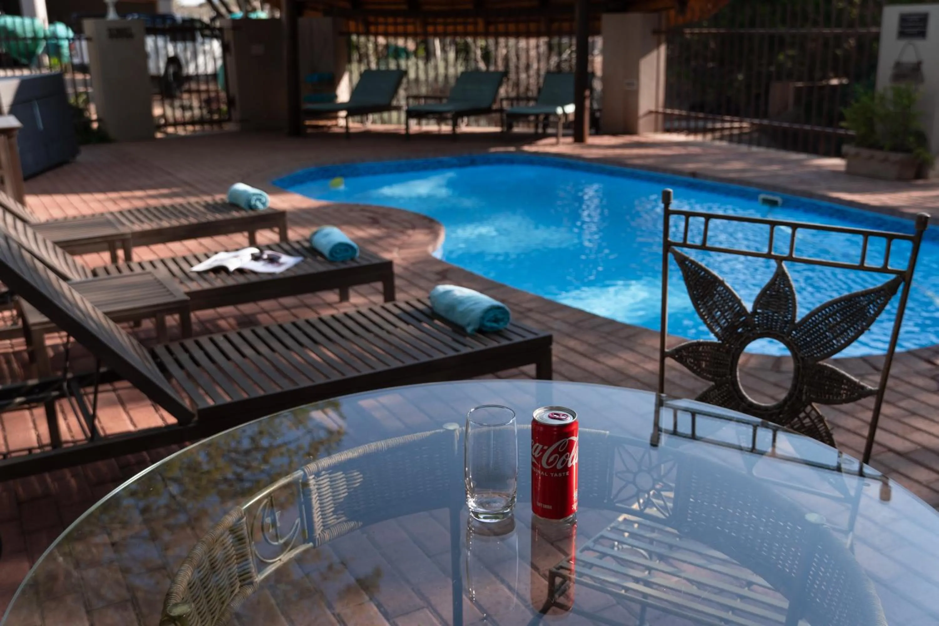 Swimming pool in The Falls Guest House