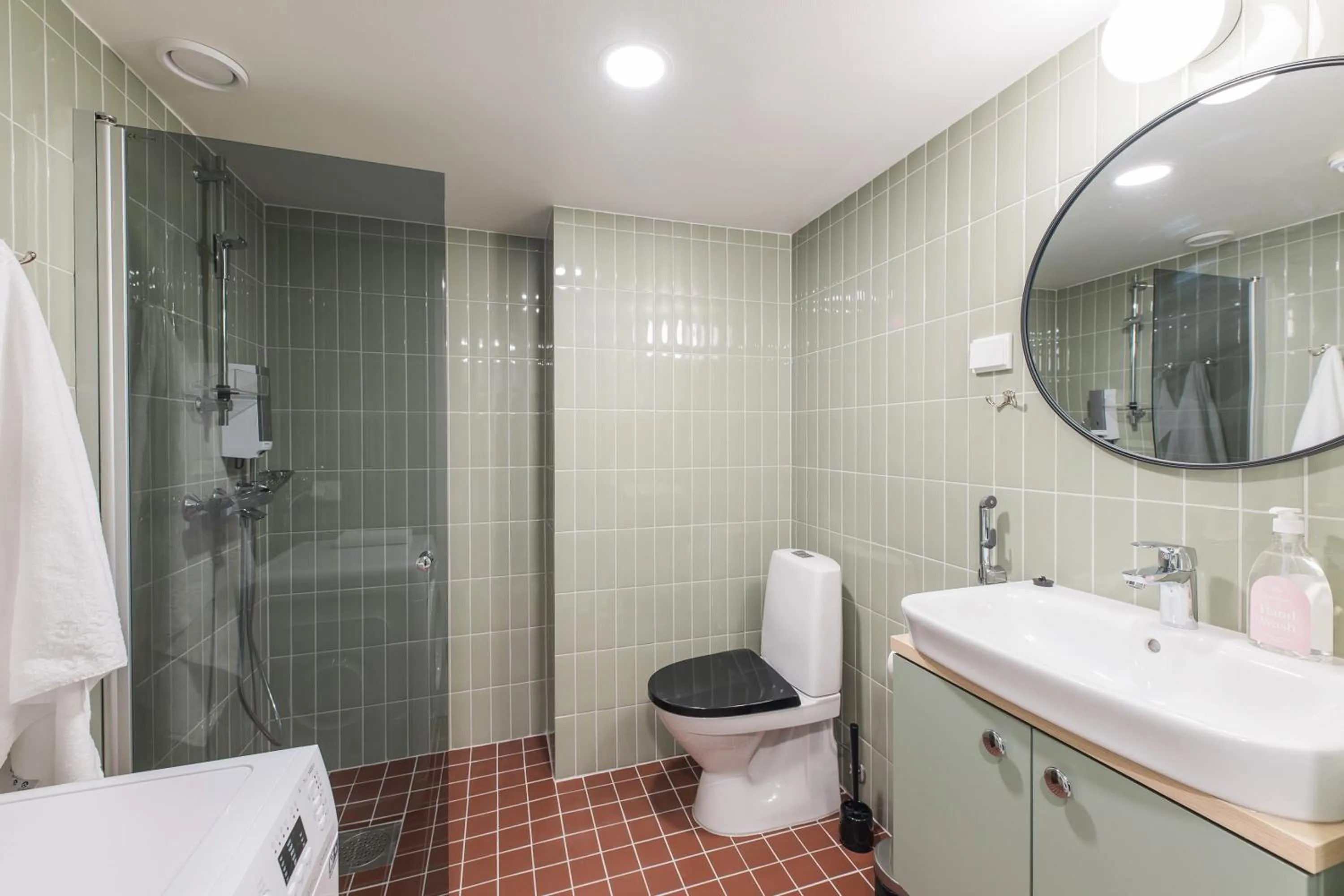 Bathroom in Forenom Aparthotel Jyväskylä