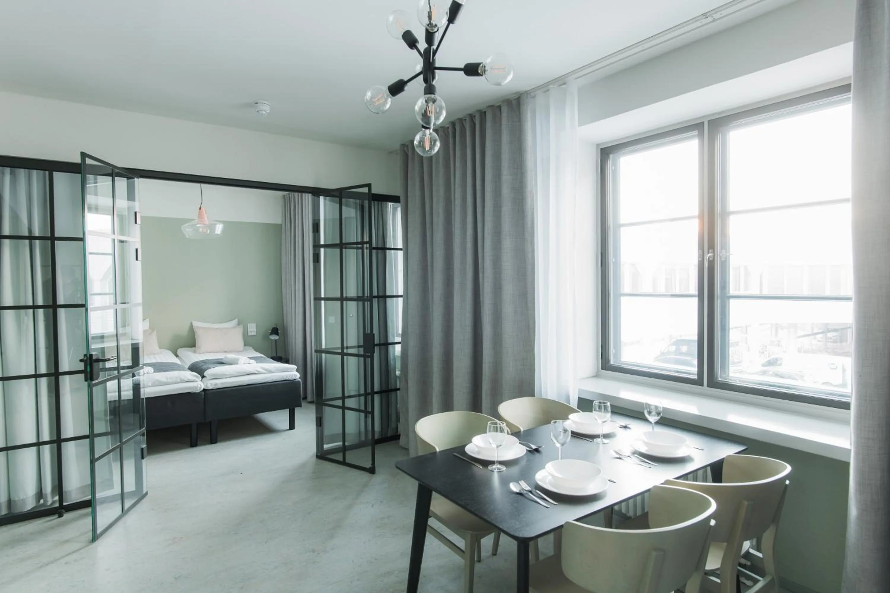 Photo of the whole room, Bed in Forenom Aparthotel Jyväskylä