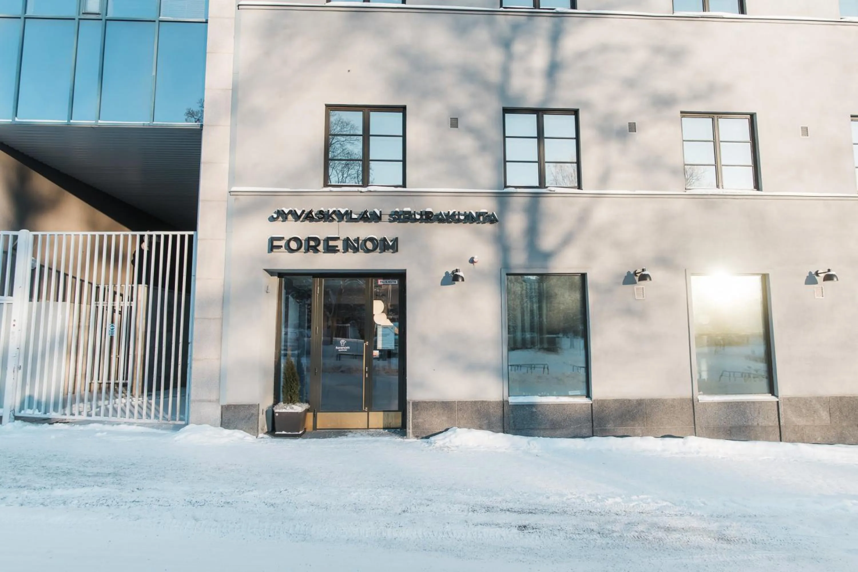 Facade/entrance in Forenom Aparthotel Jyväskylä