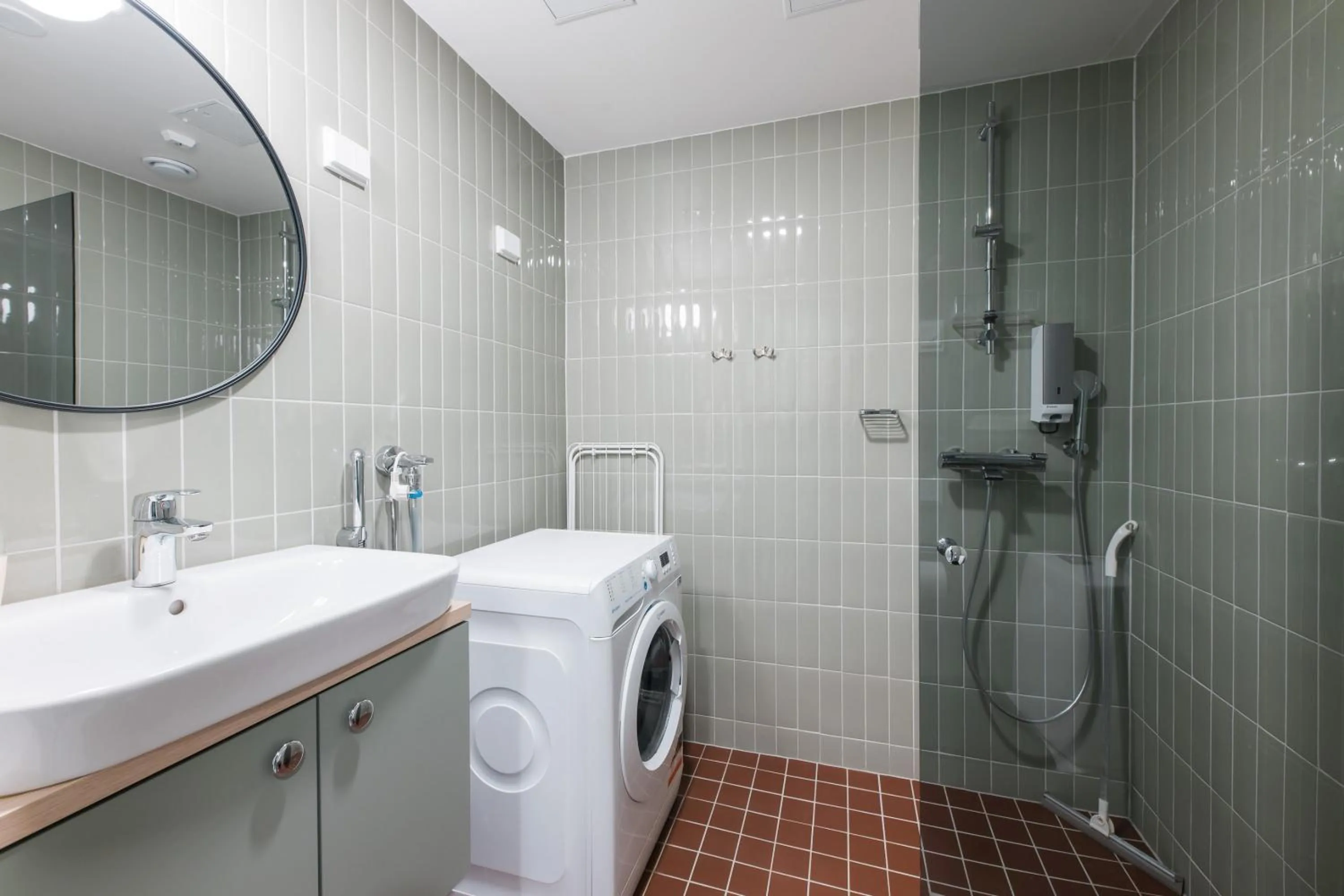 Bathroom in Forenom Aparthotel Jyväskylä