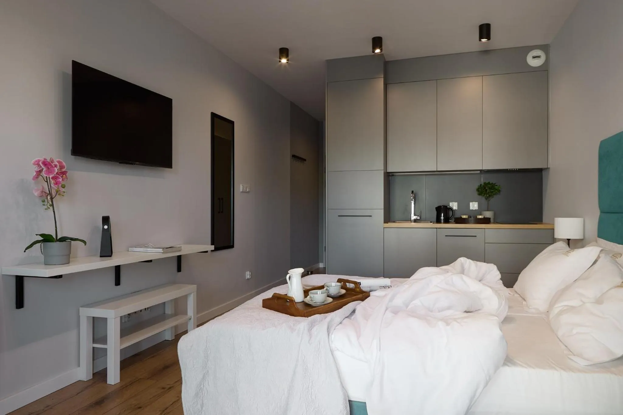 Photo of the whole room, Bed in Fragola Apartments Rajska 3 - modern studios, park