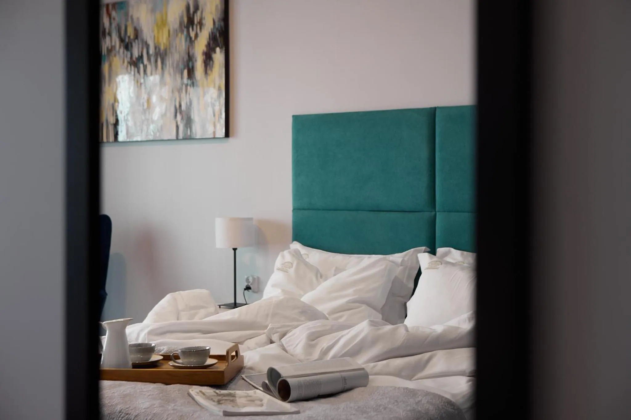 Bedroom, Bed in Fragola Apartments Rajska 3 - modern studios, park