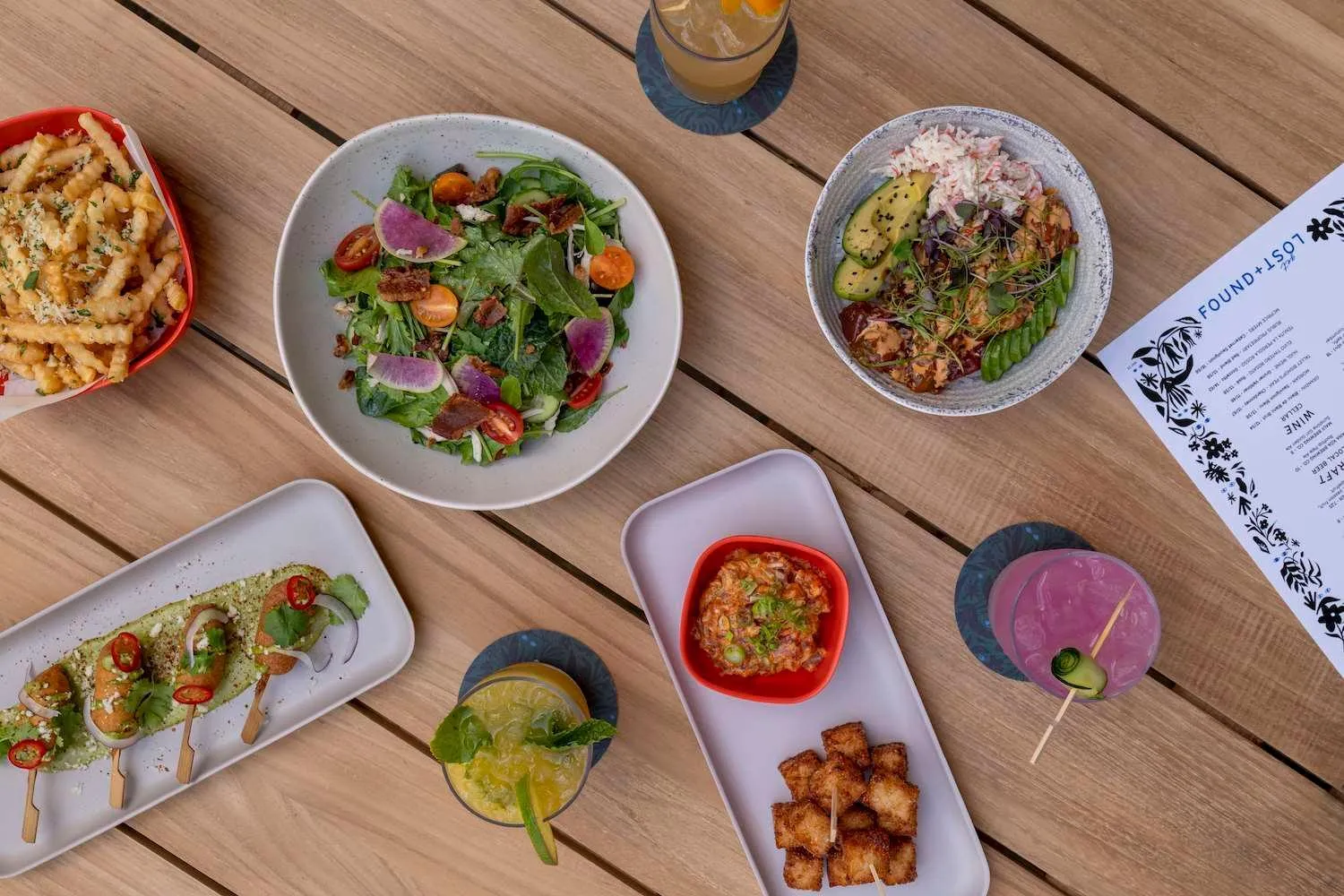 Food and drinks in Wayfinder Waikiki - Voted Top 10 Best Hotels in Hawaii!