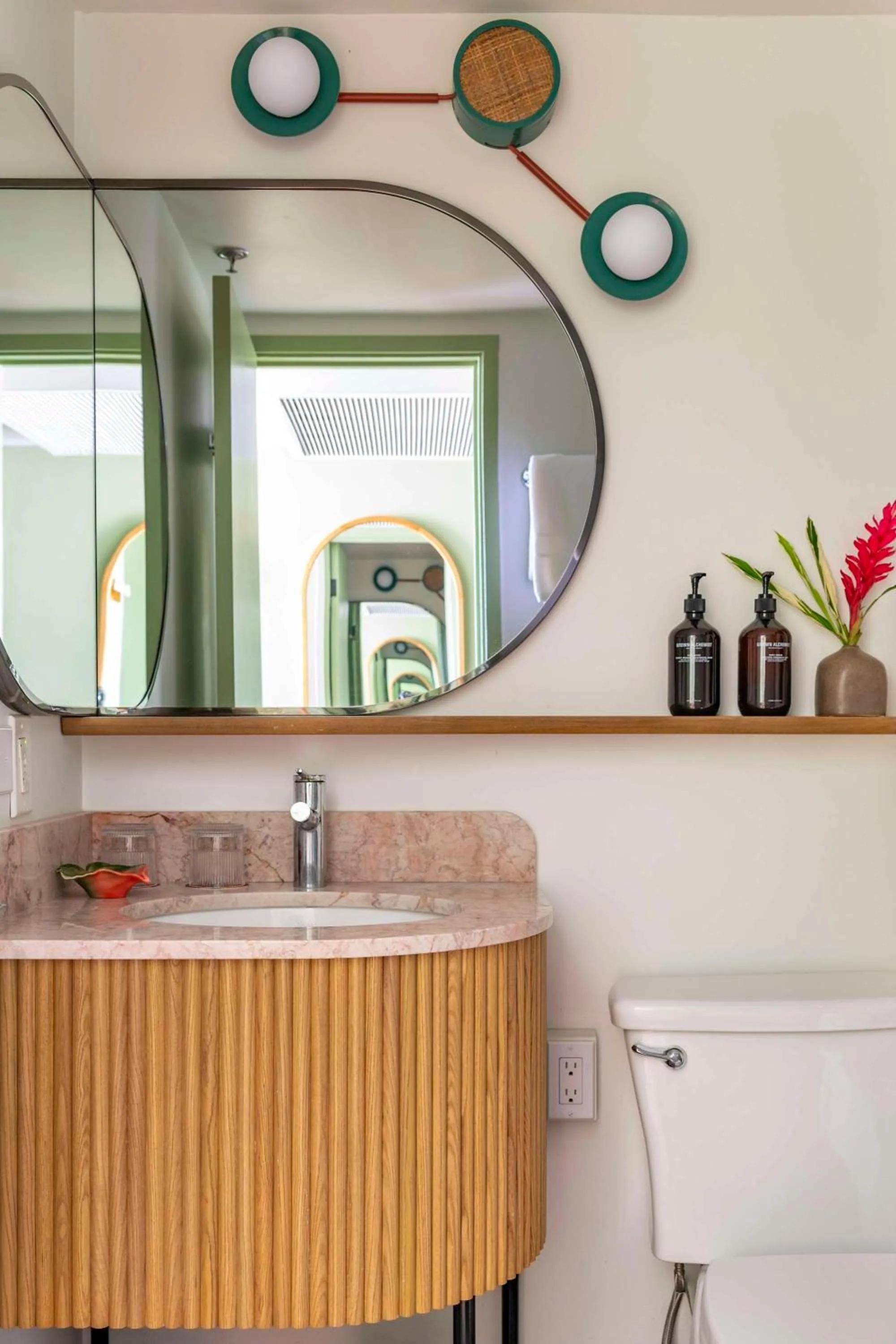 Bathroom in Wayfinder Waikiki - Voted Top 10 Best Hotels in Hawaii!