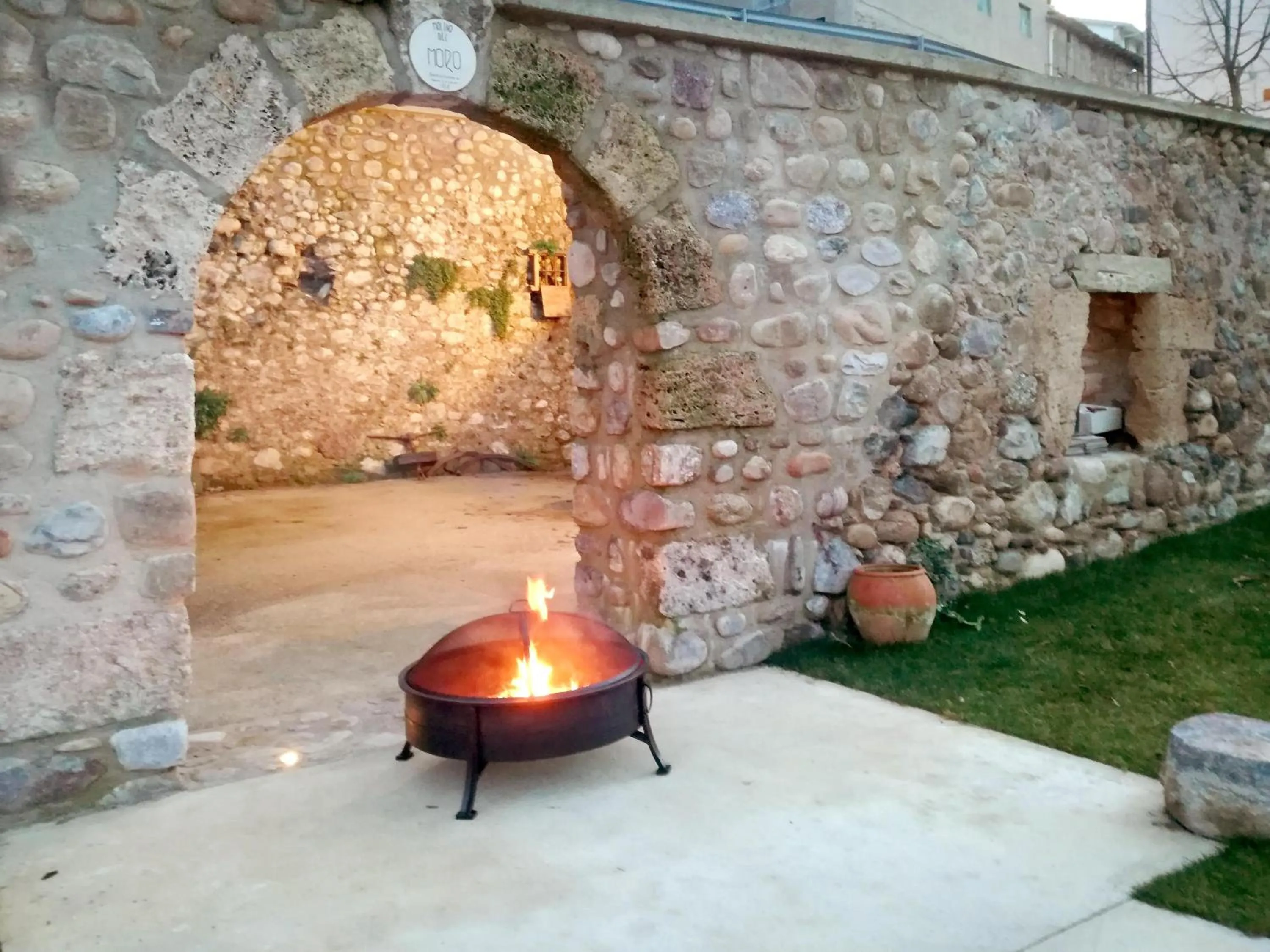 flat iron in Hotel Rural Villa Liquidámbar