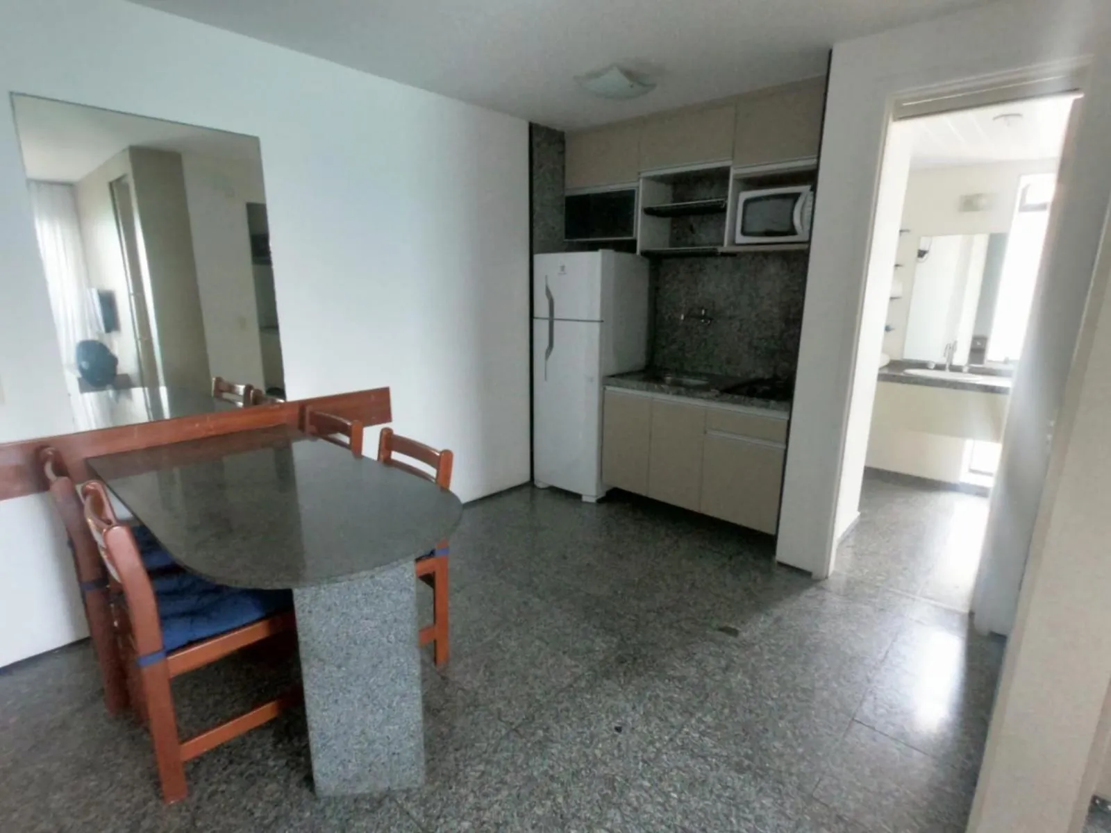 Kitchen or kitchenette in Vip Iracema Flat