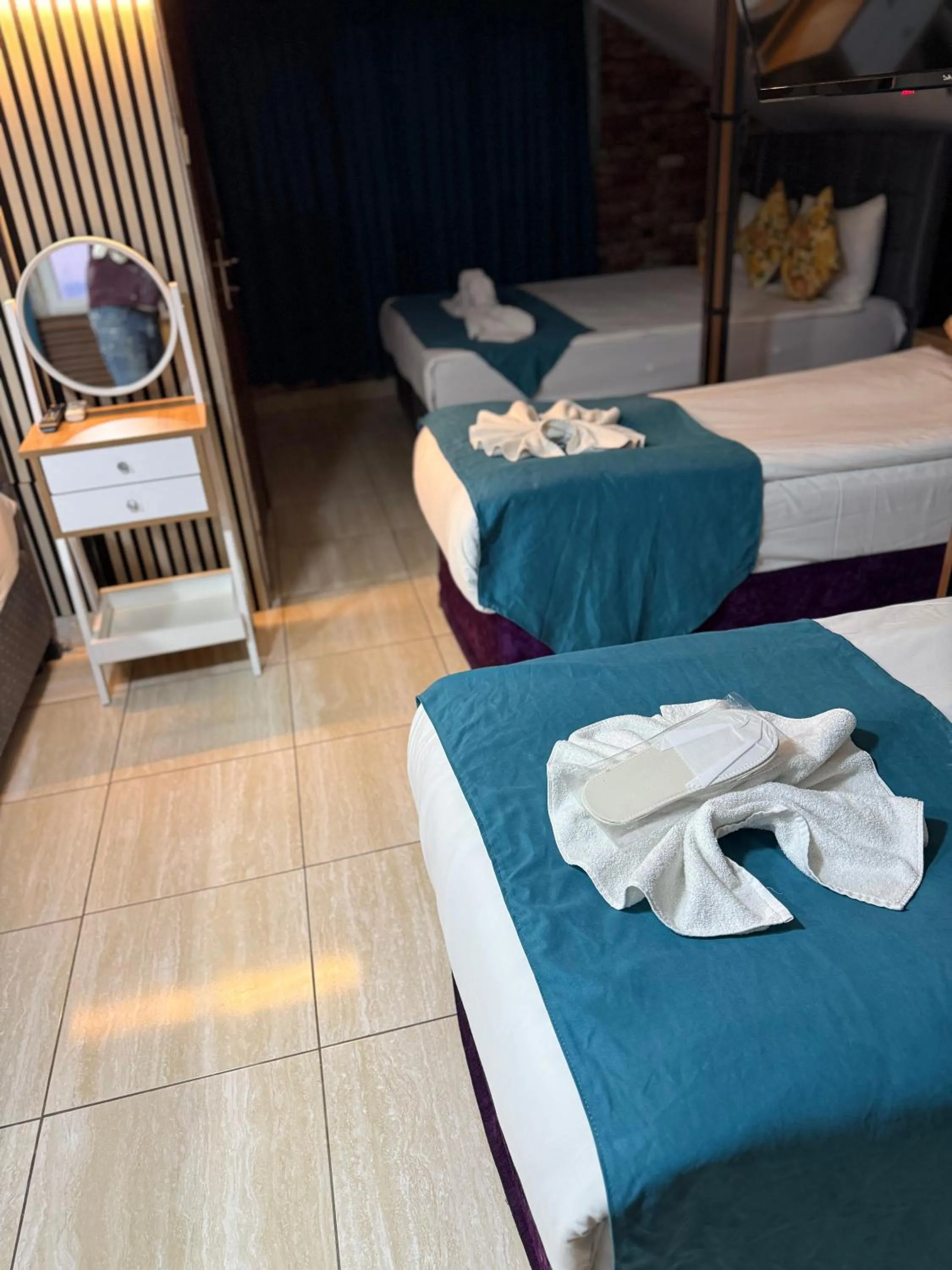 Bed in Galaxy Hotel Sultanahmet