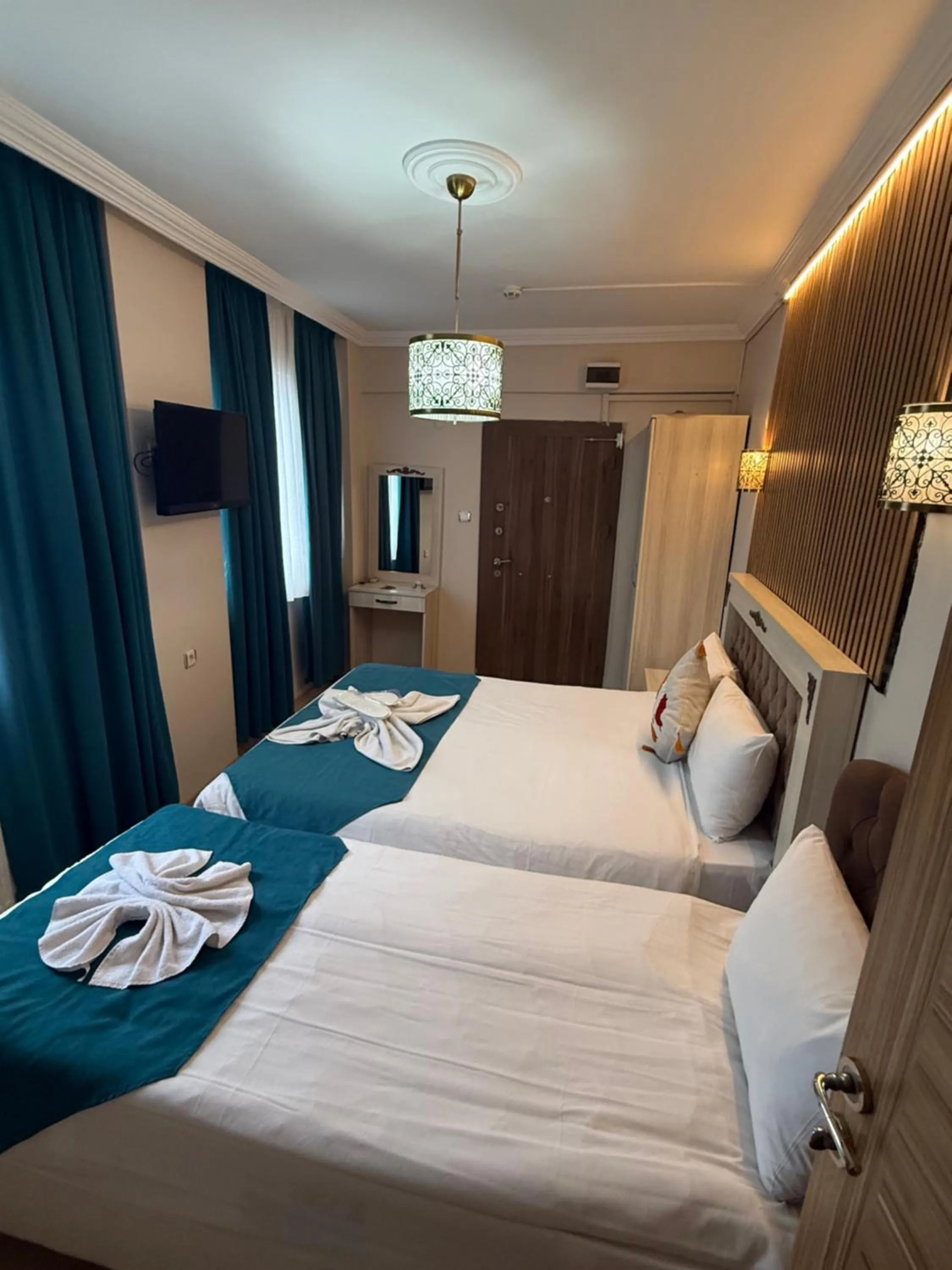 Bed in Galaxy Hotel Sultanahmet