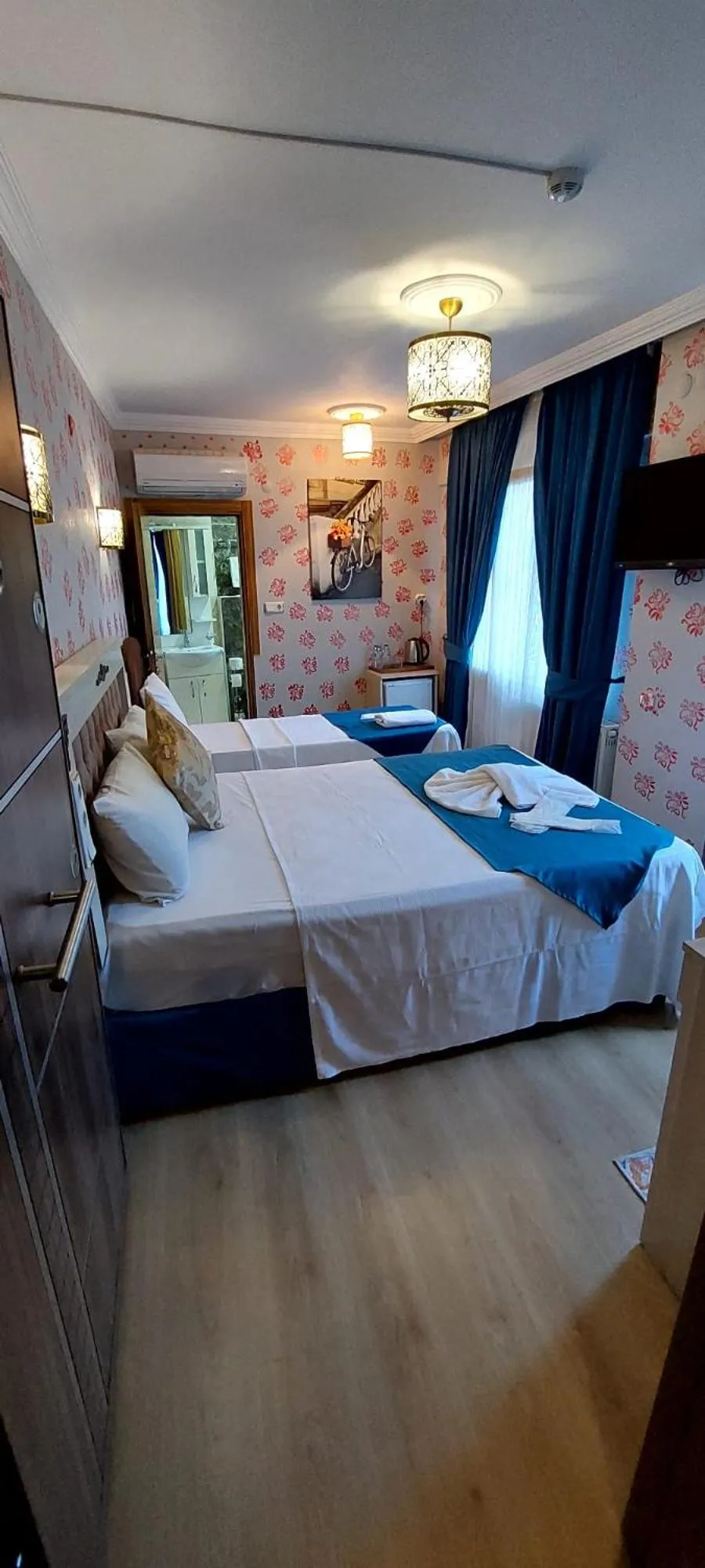 Bed in Galaxy Hotel Sultanahmet