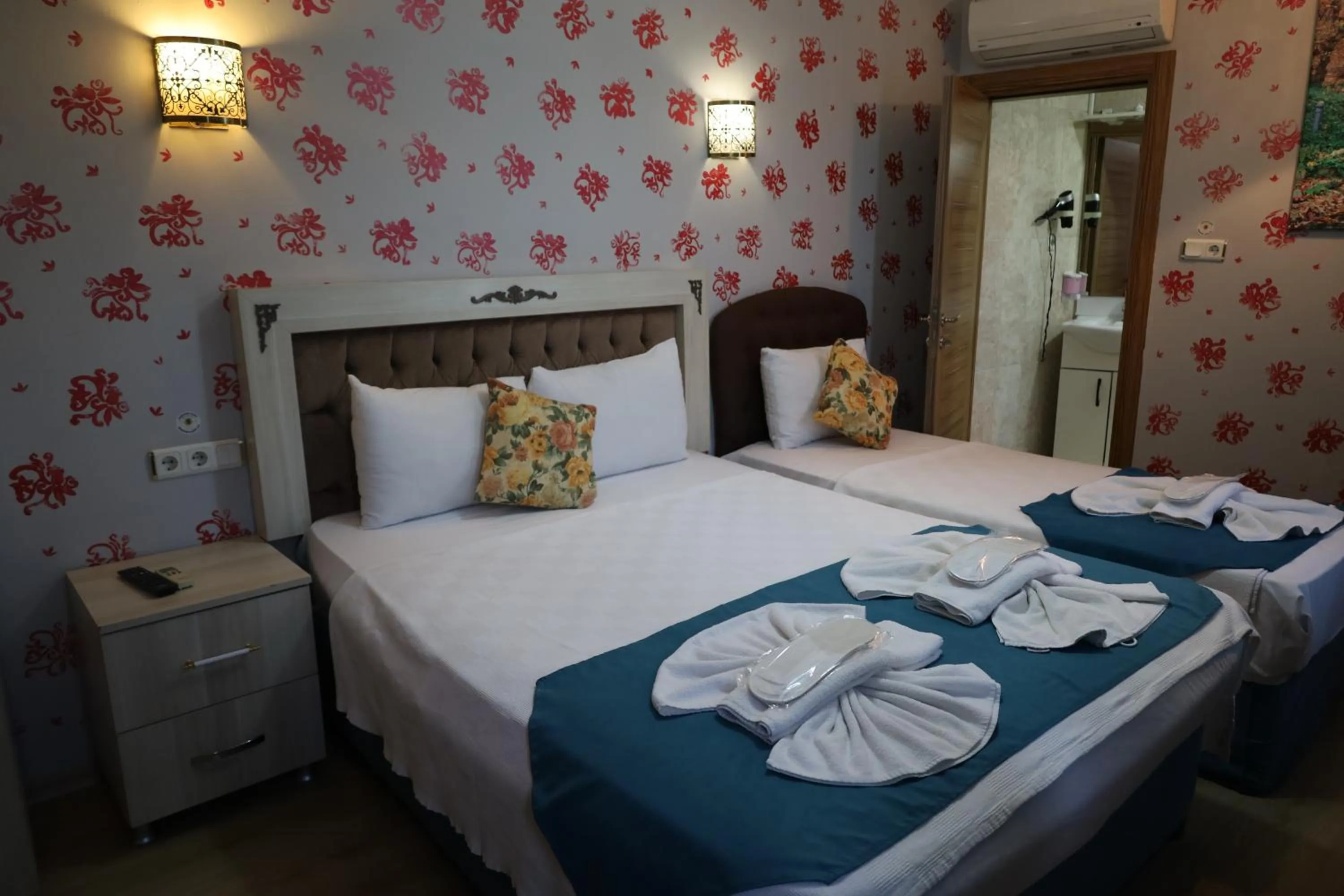 Bed in Galaxy Hotel Sultanahmet