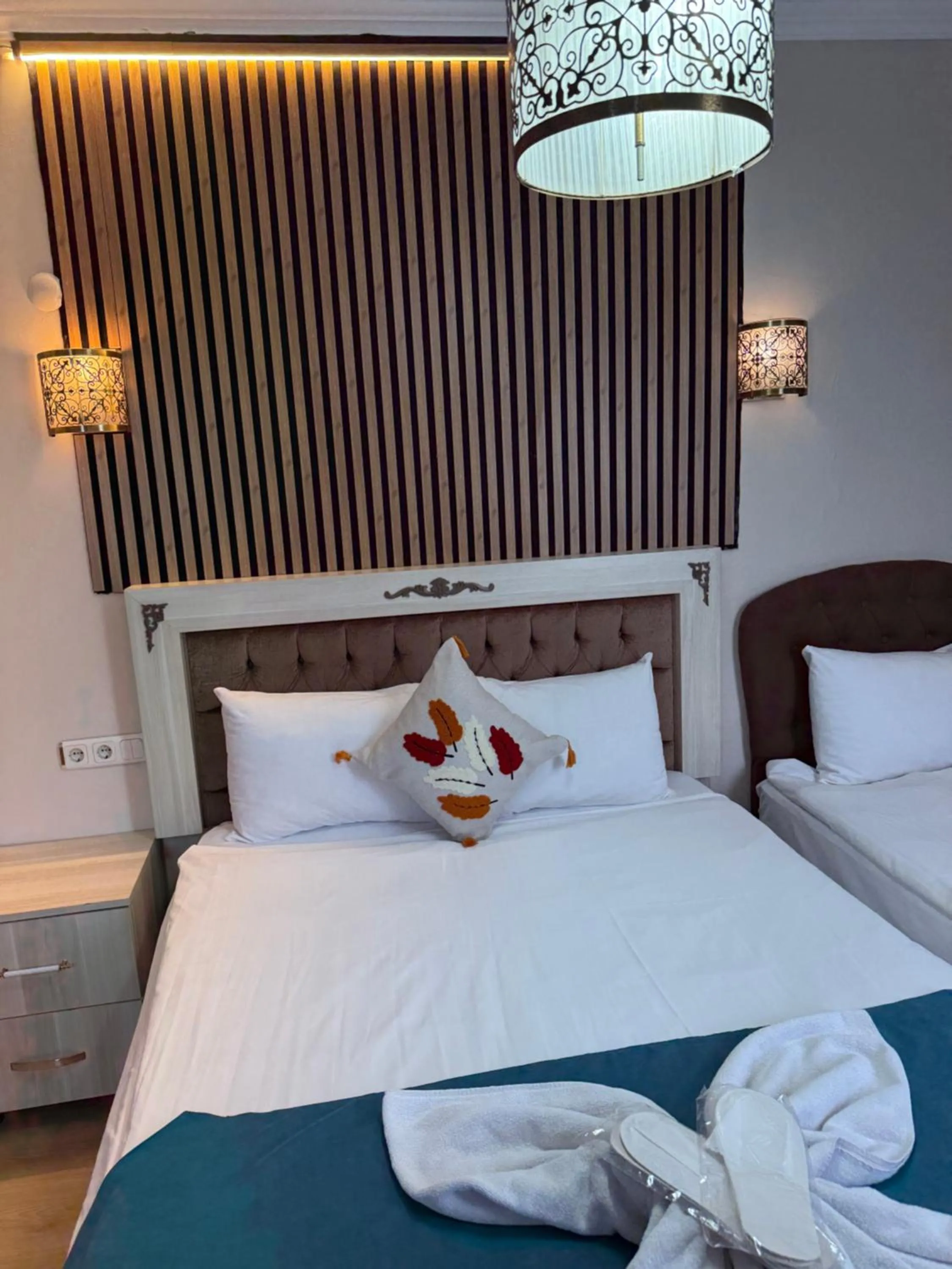 Bed in Galaxy Hotel Sultanahmet