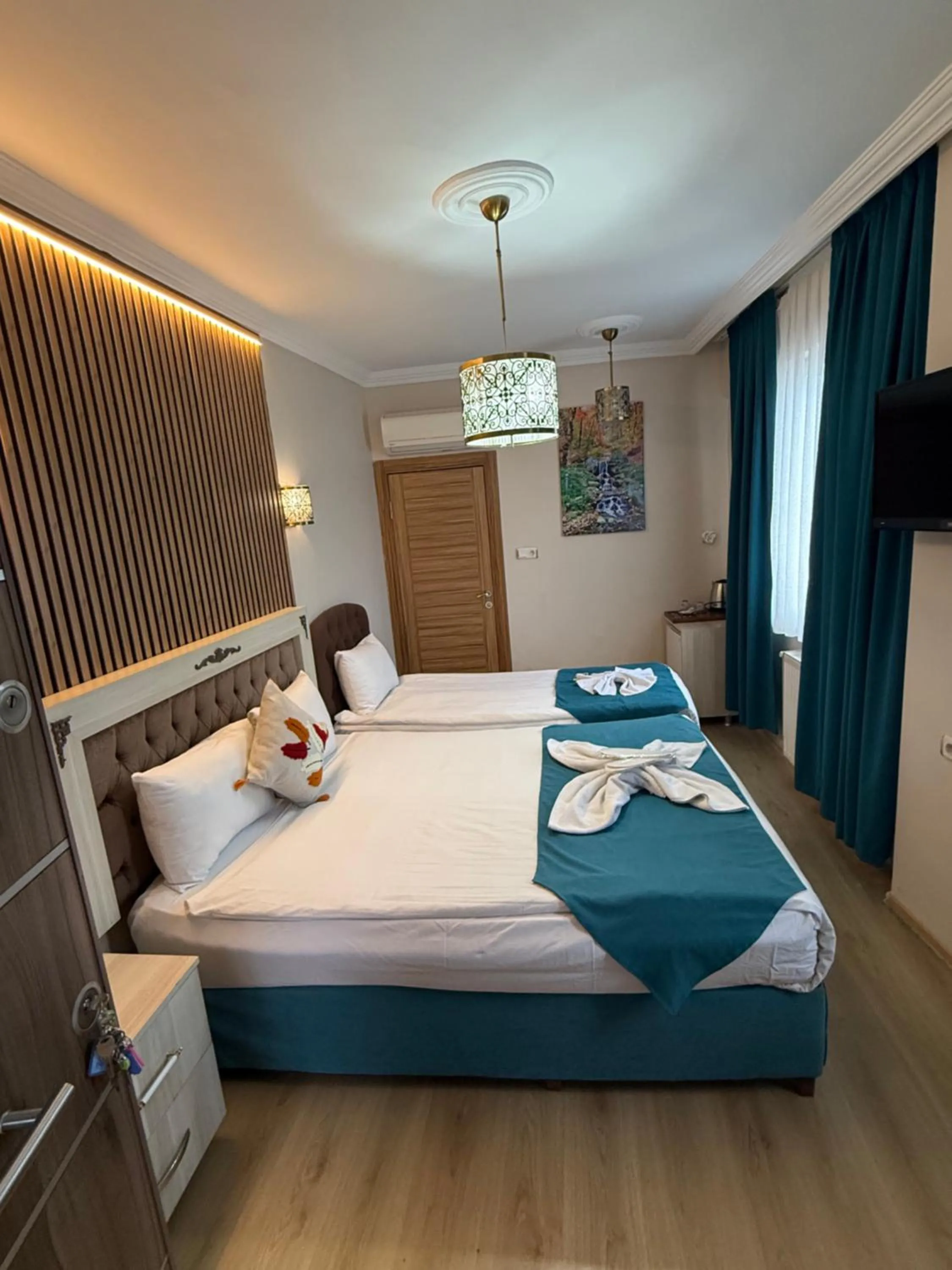 Bed in Galaxy Hotel Sultanahmet