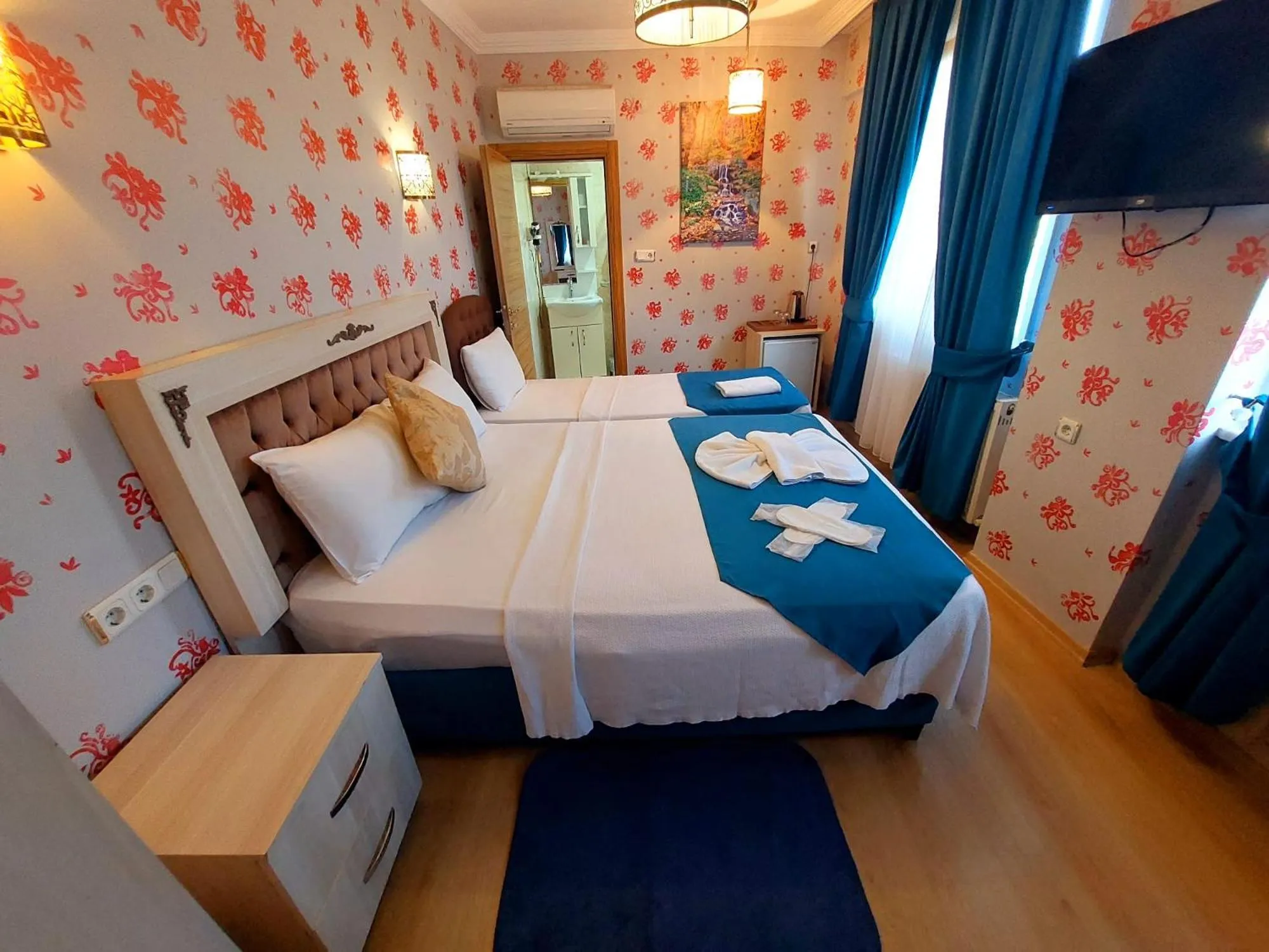 Bed in Galaxy Hotel Sultanahmet