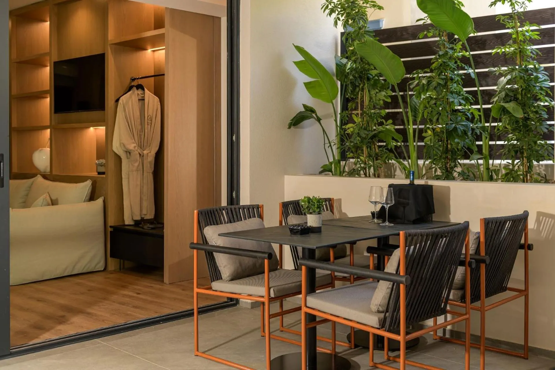 Seating area in Evanik Chic Hotel