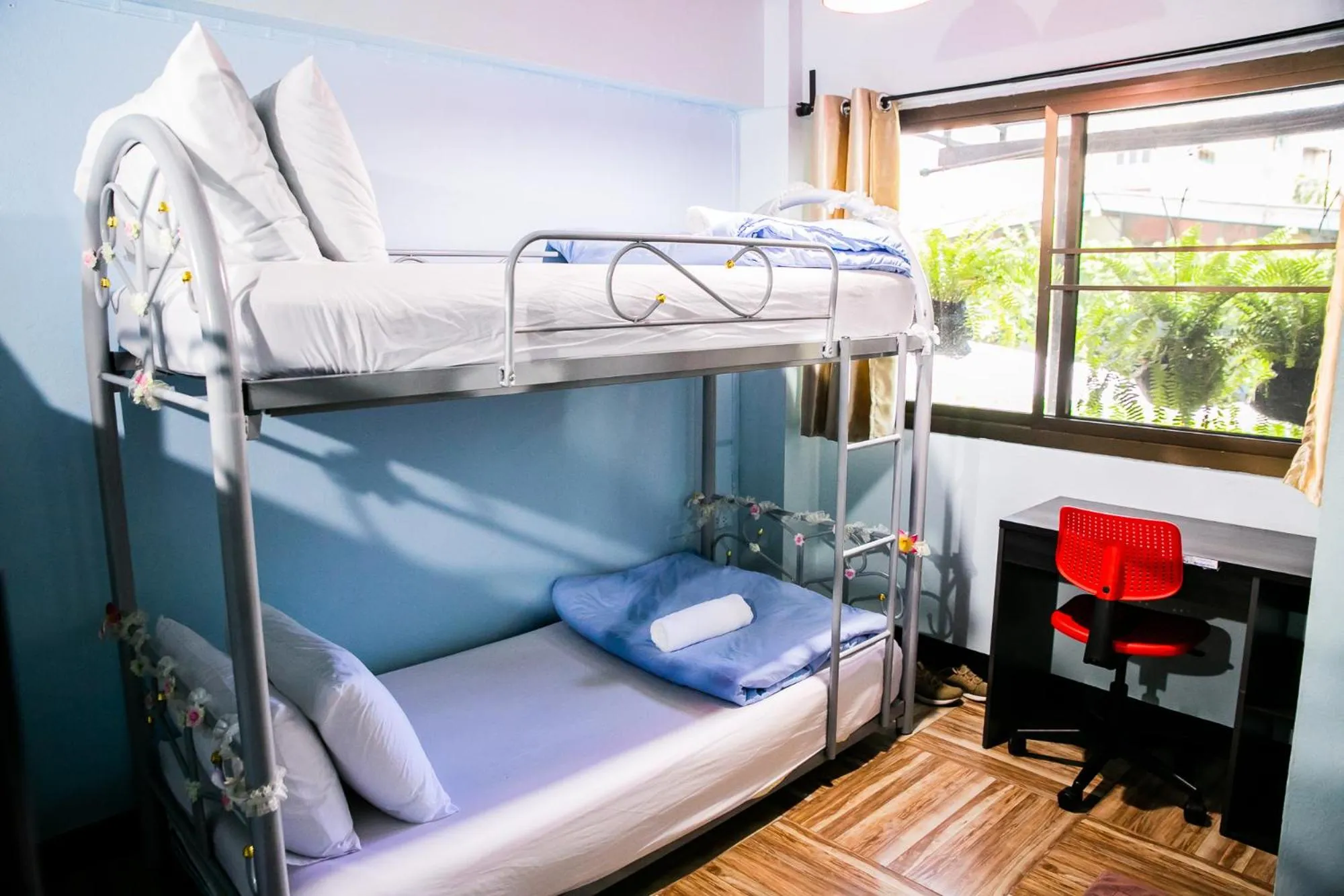 Bed in Bangkok Canale Home at Khaosarn