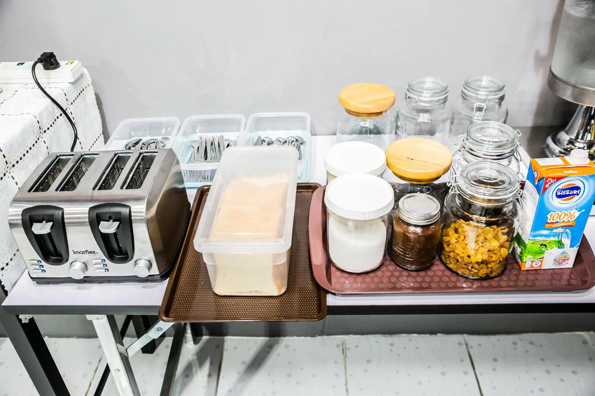 Breakfast in Bangkok Canale Home at Khaosarn