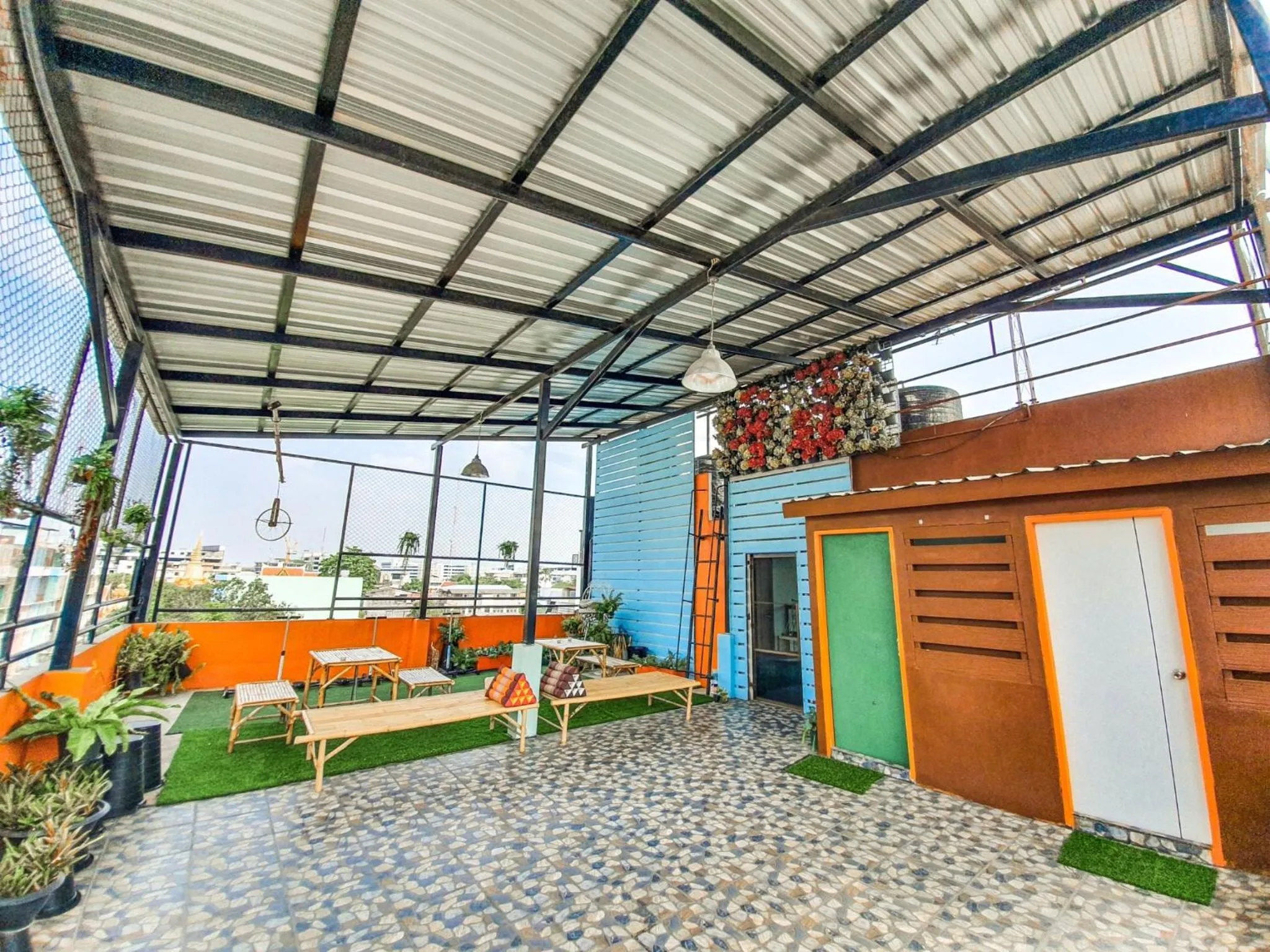 Balcony/Terrace in Bangkok Canale Home at Khaosarn