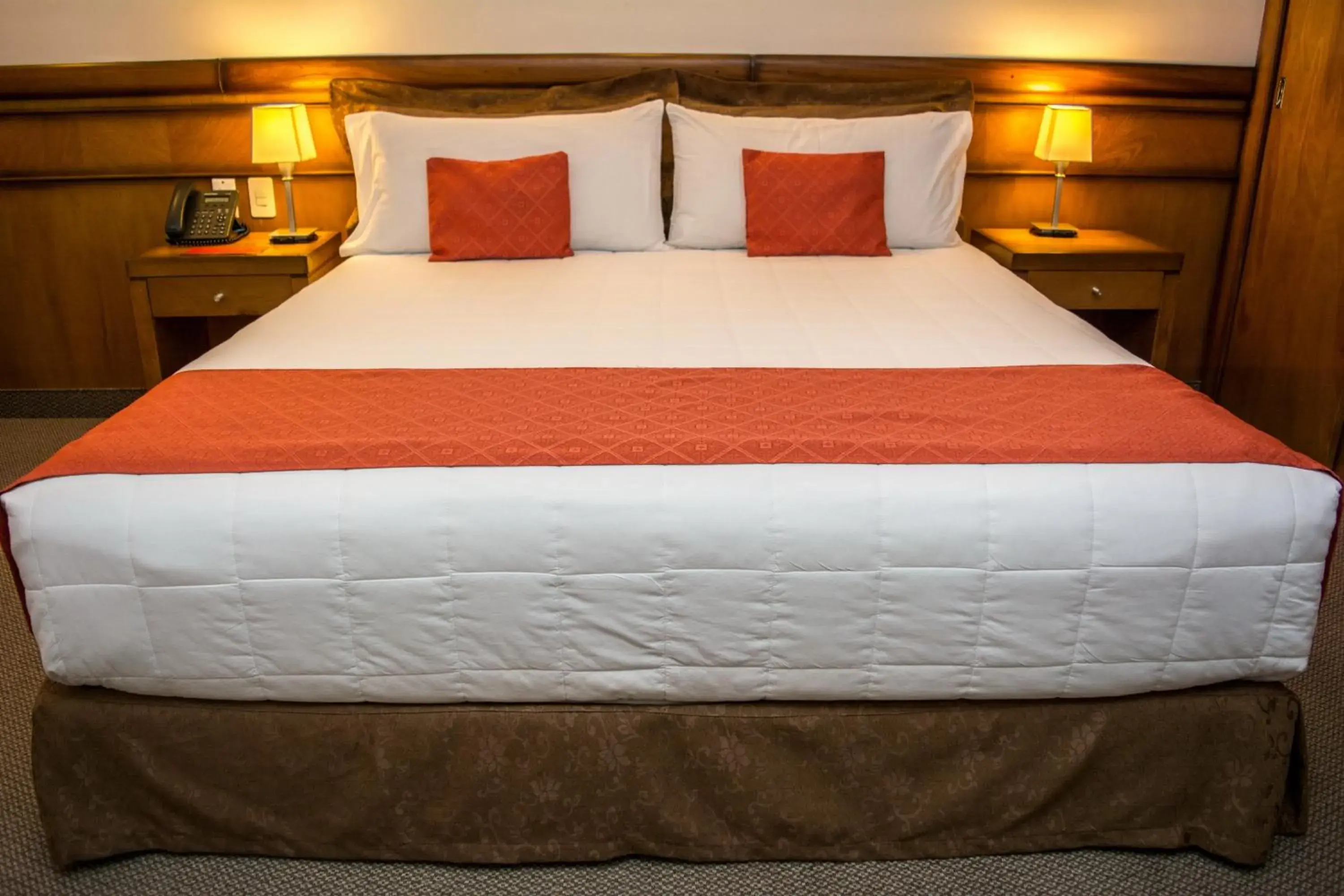 Bed in De la Trinidad Hotel