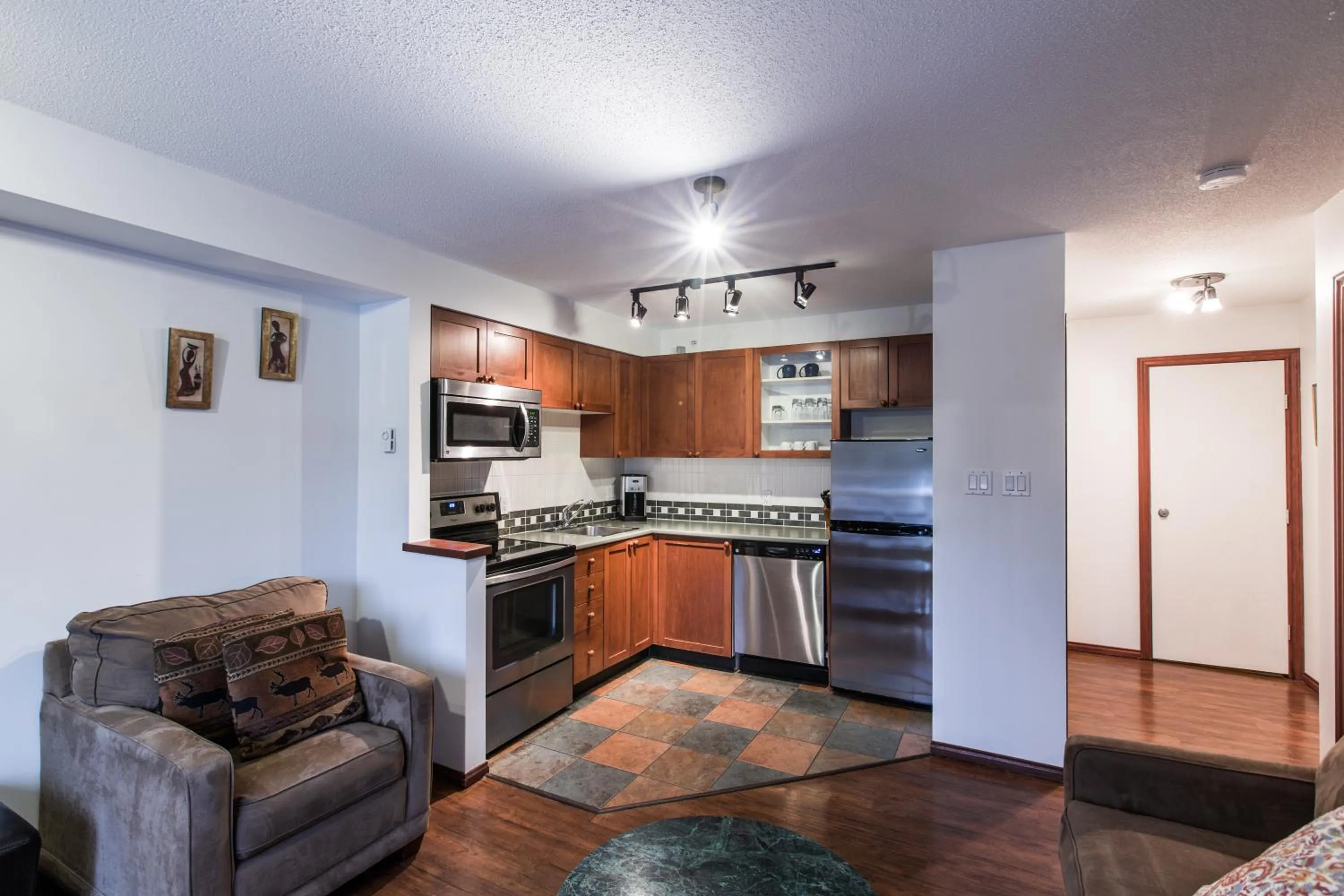 Kitchen or kitchenette in Whistler Blackcomb Vacation Rentals - Village North