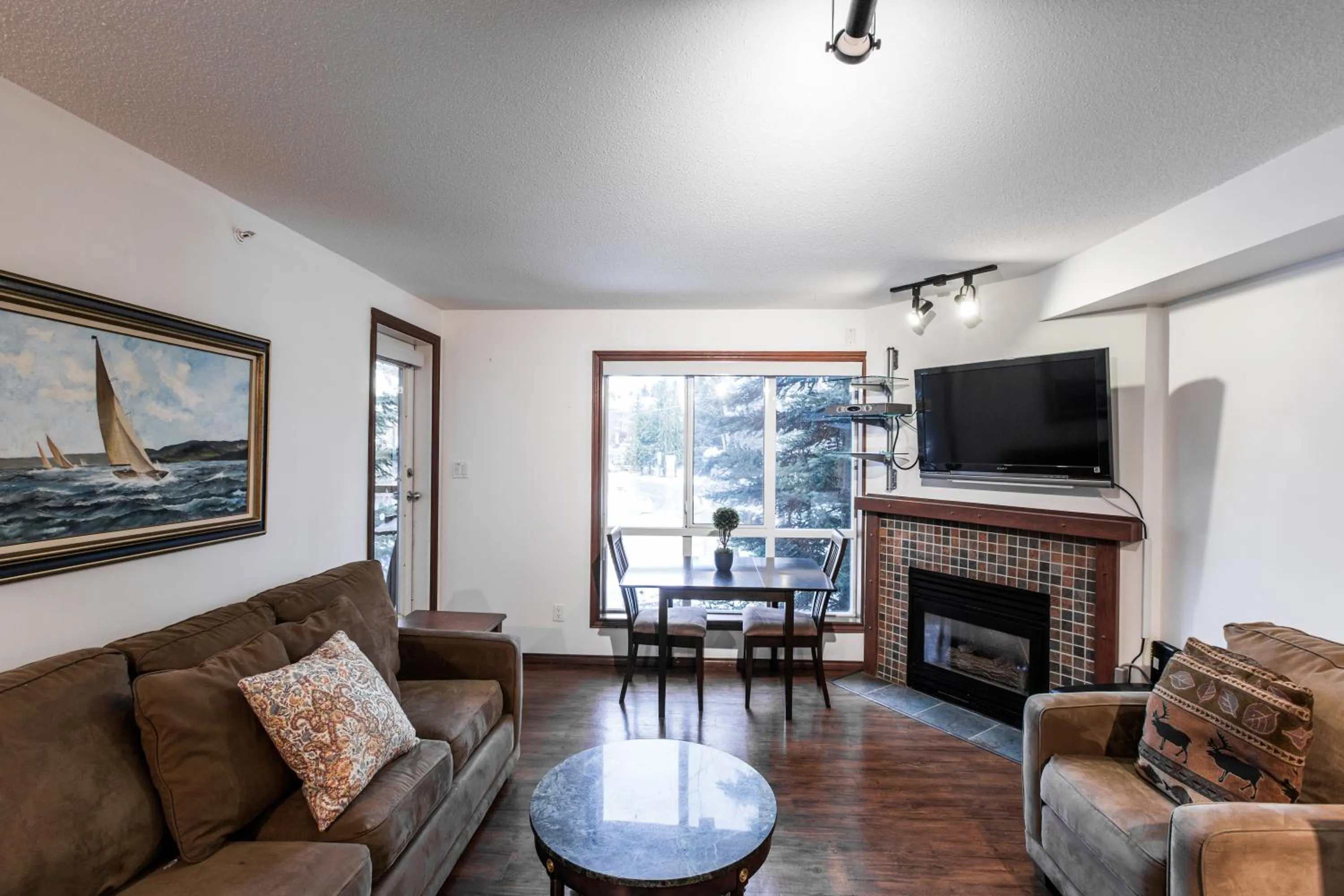 Living room in Whistler Blackcomb Vacation Rentals - Village North