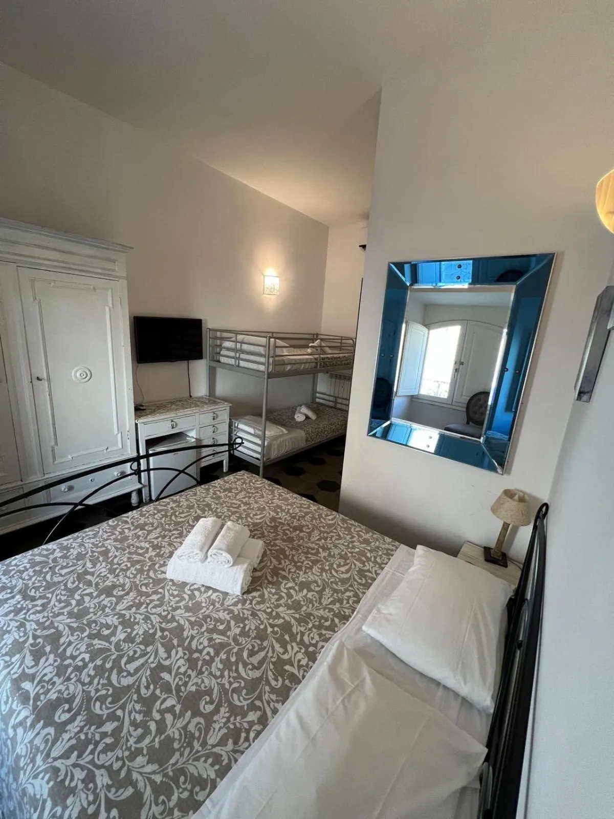 Bedroom, Bed in White Vatican