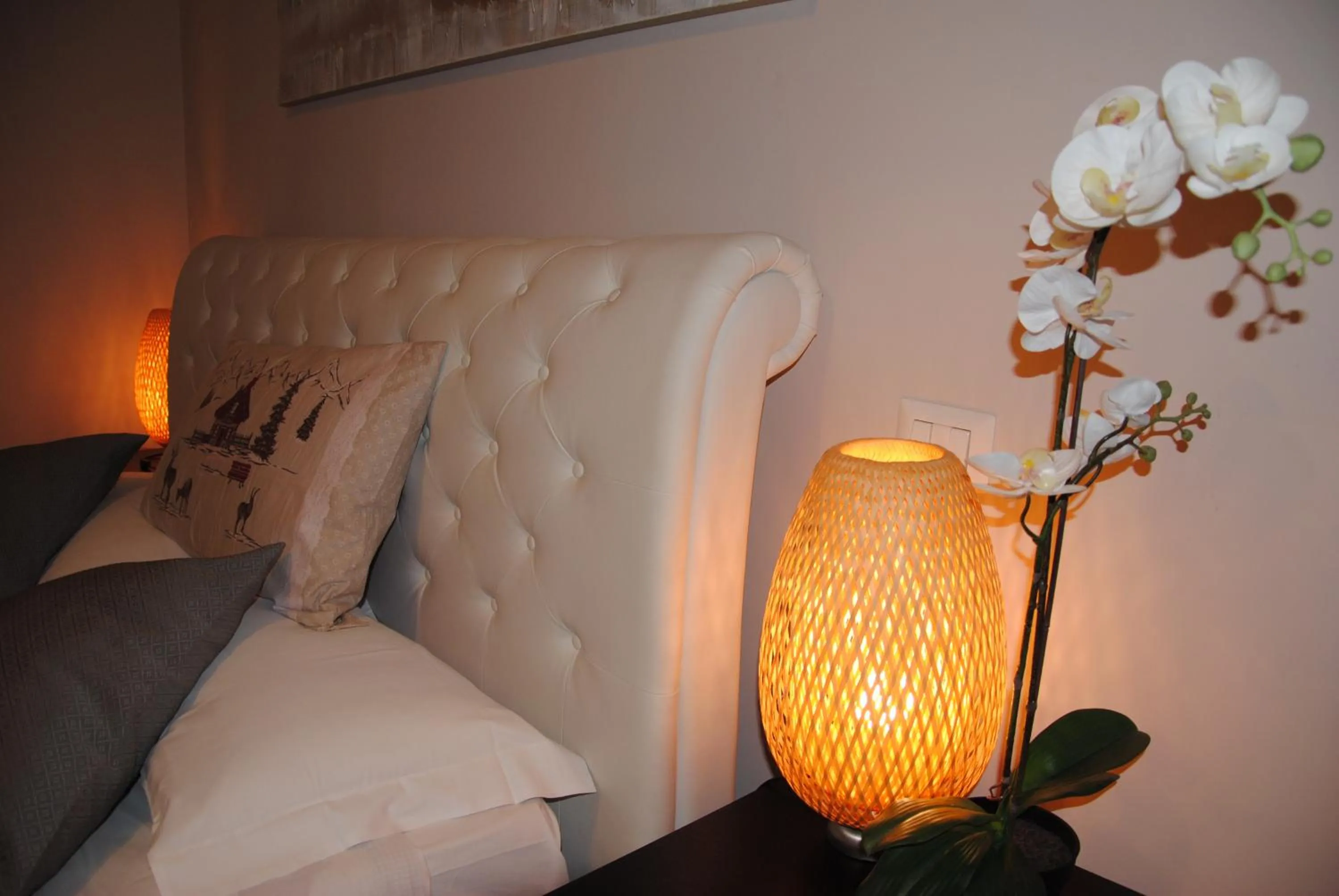 Bedroom, Bed in White Vatican