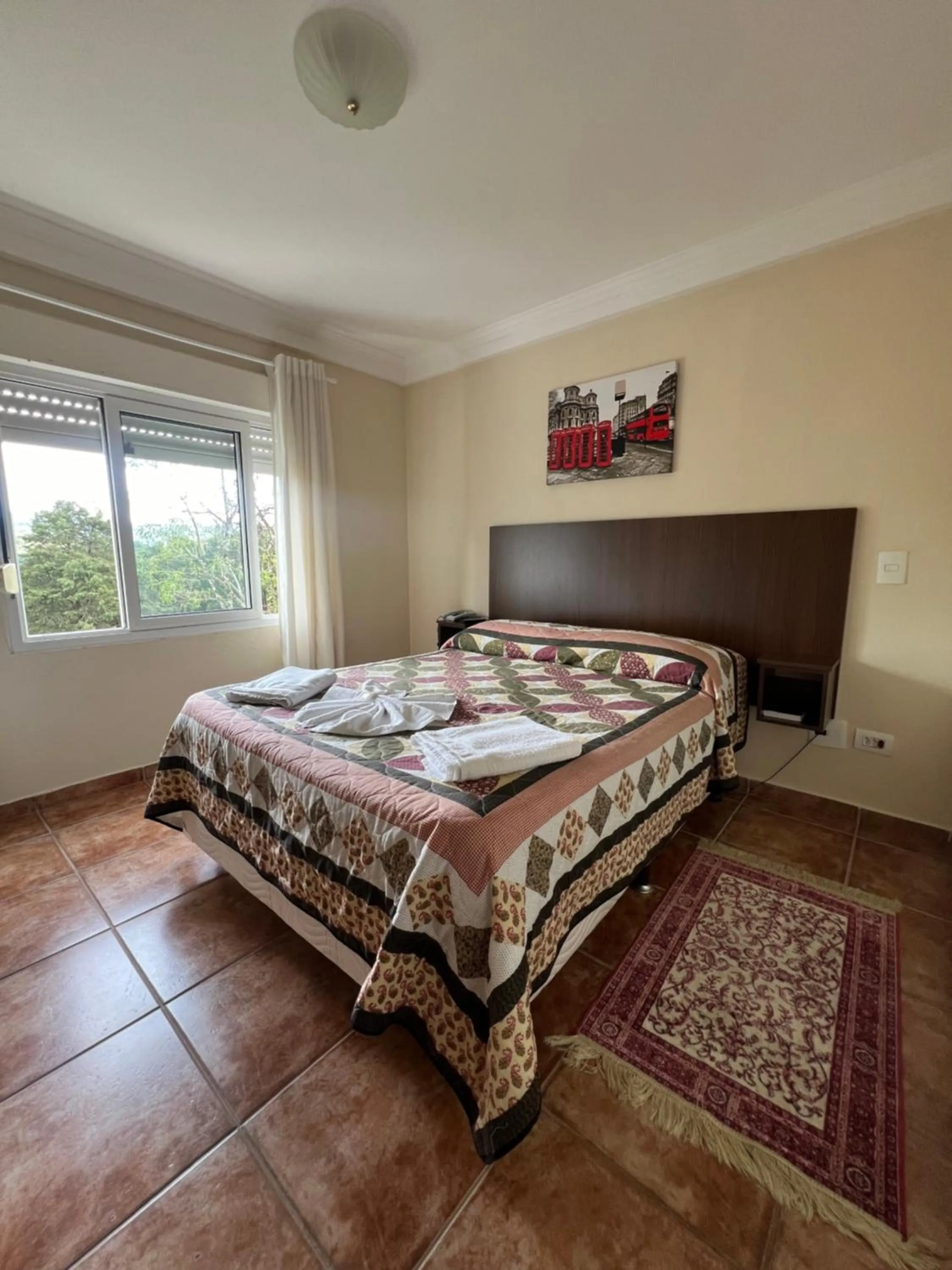 Bed in Pousada La Sierra