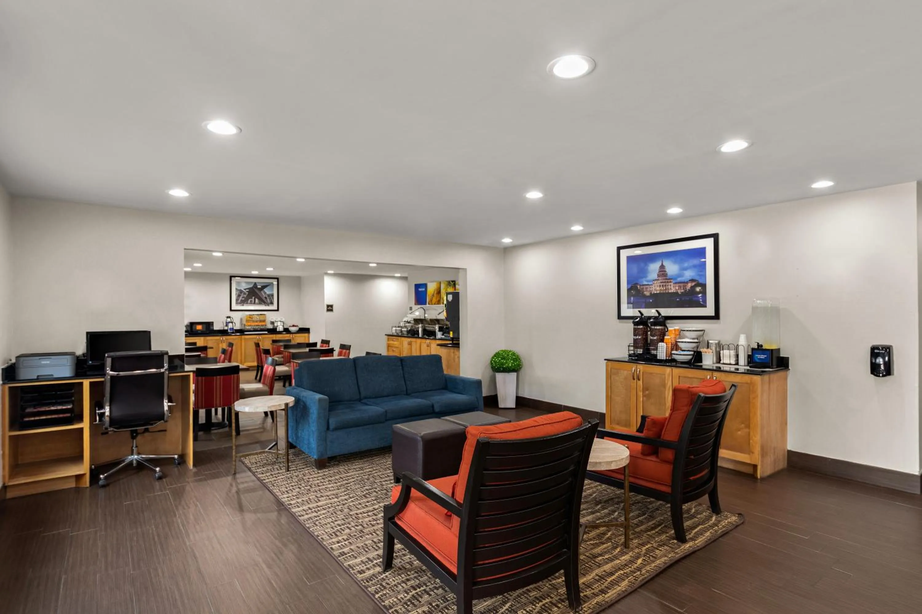 Lobby or reception in Comfort Inn & Suites Austin North Loop