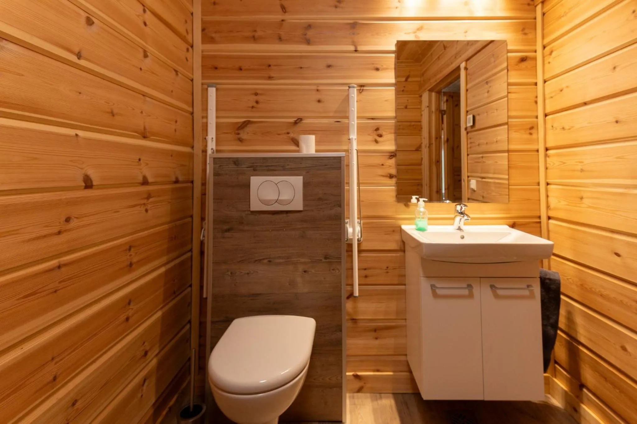 Bathroom in Gladheimar Guesthouse