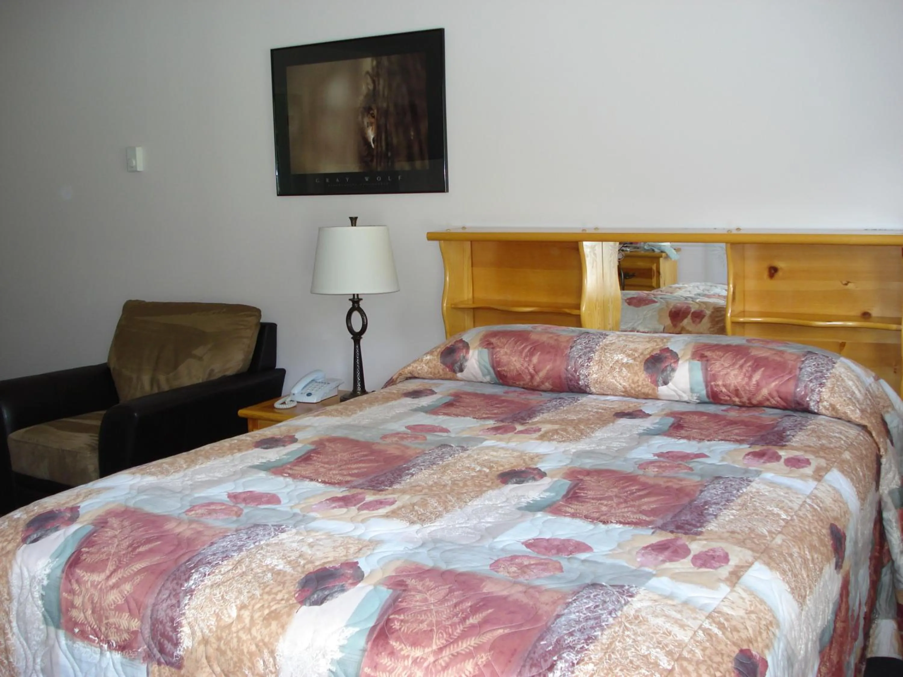 Bed in Mountain Springs Motel & RV Park