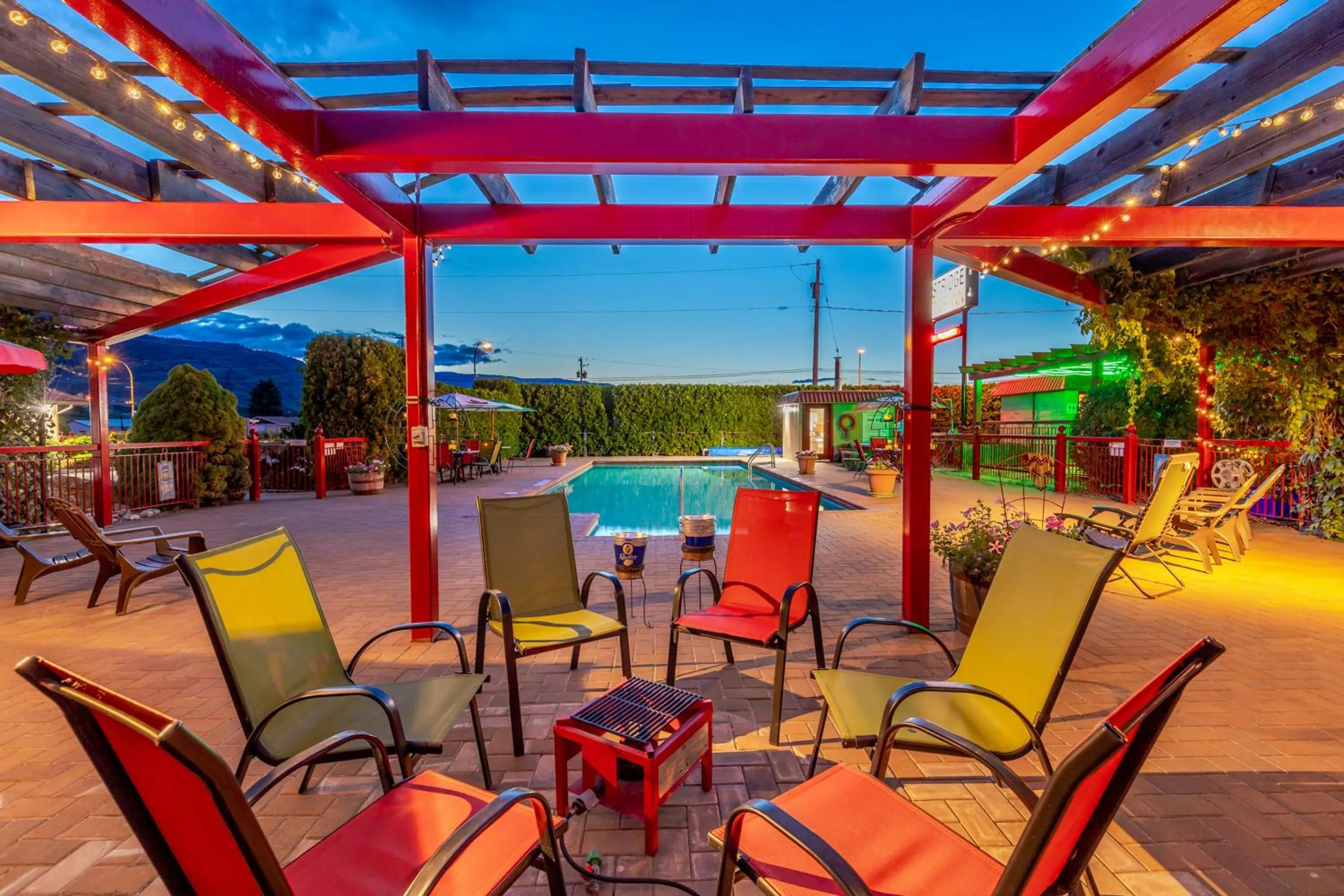 Patio in Westridge Motor Inn