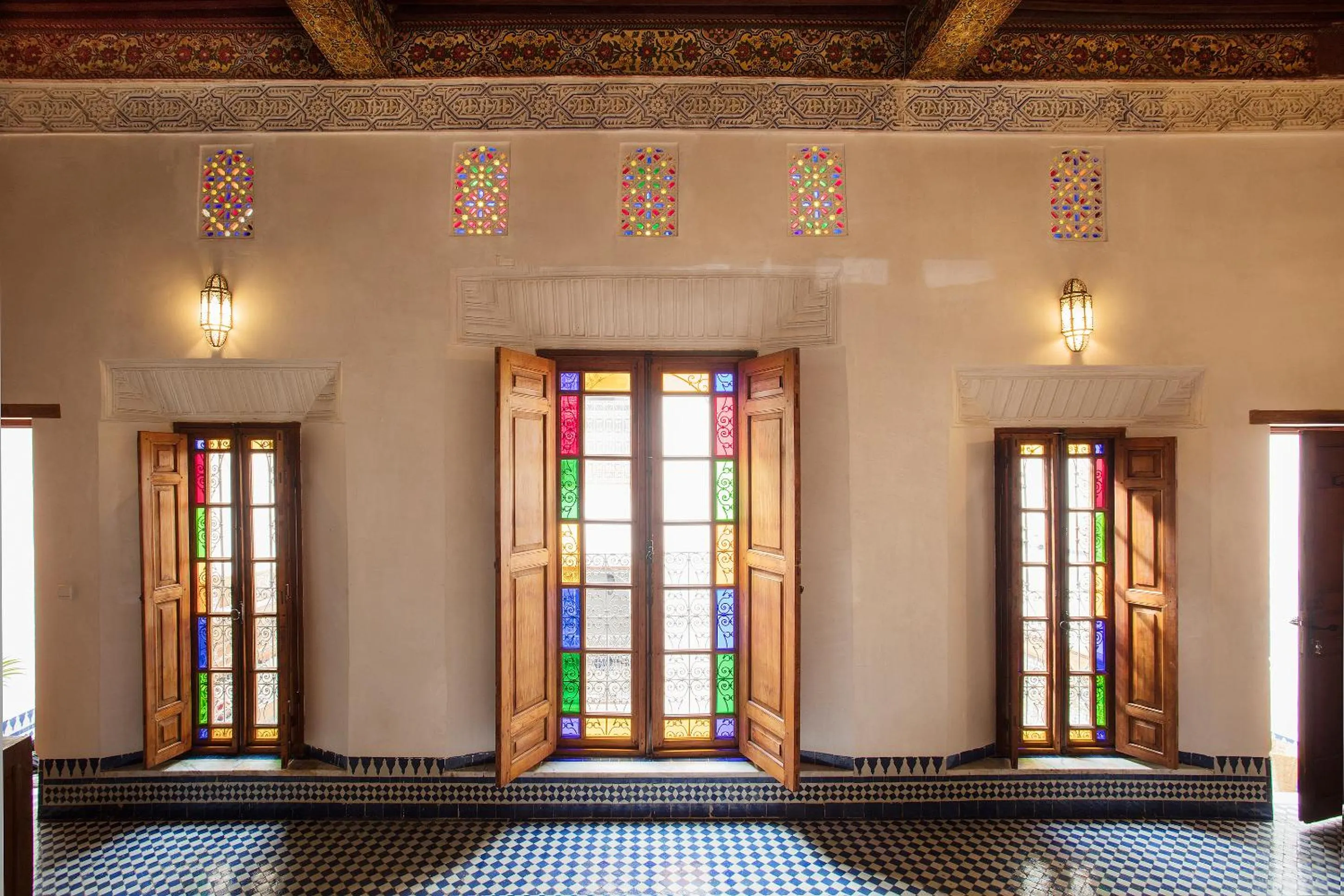 Decorative detail in Dar Drissi