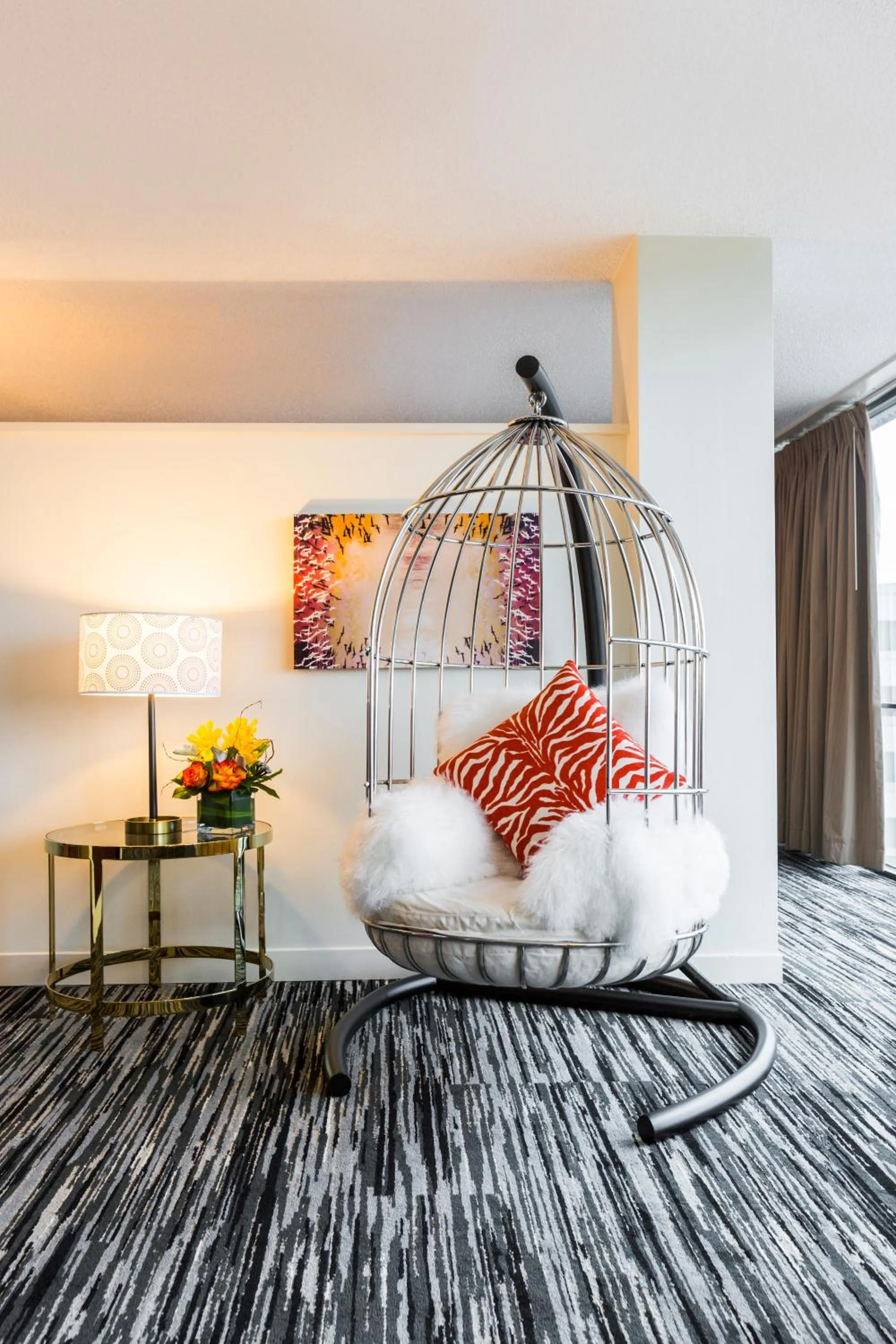 Seating area in Hotel Derek Houston Galleria