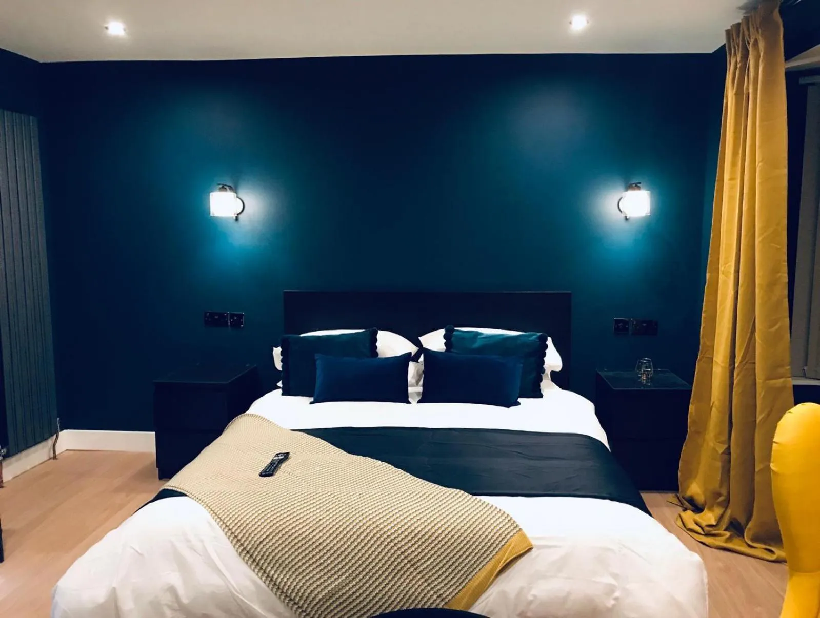 Bed in Sky City Apartments