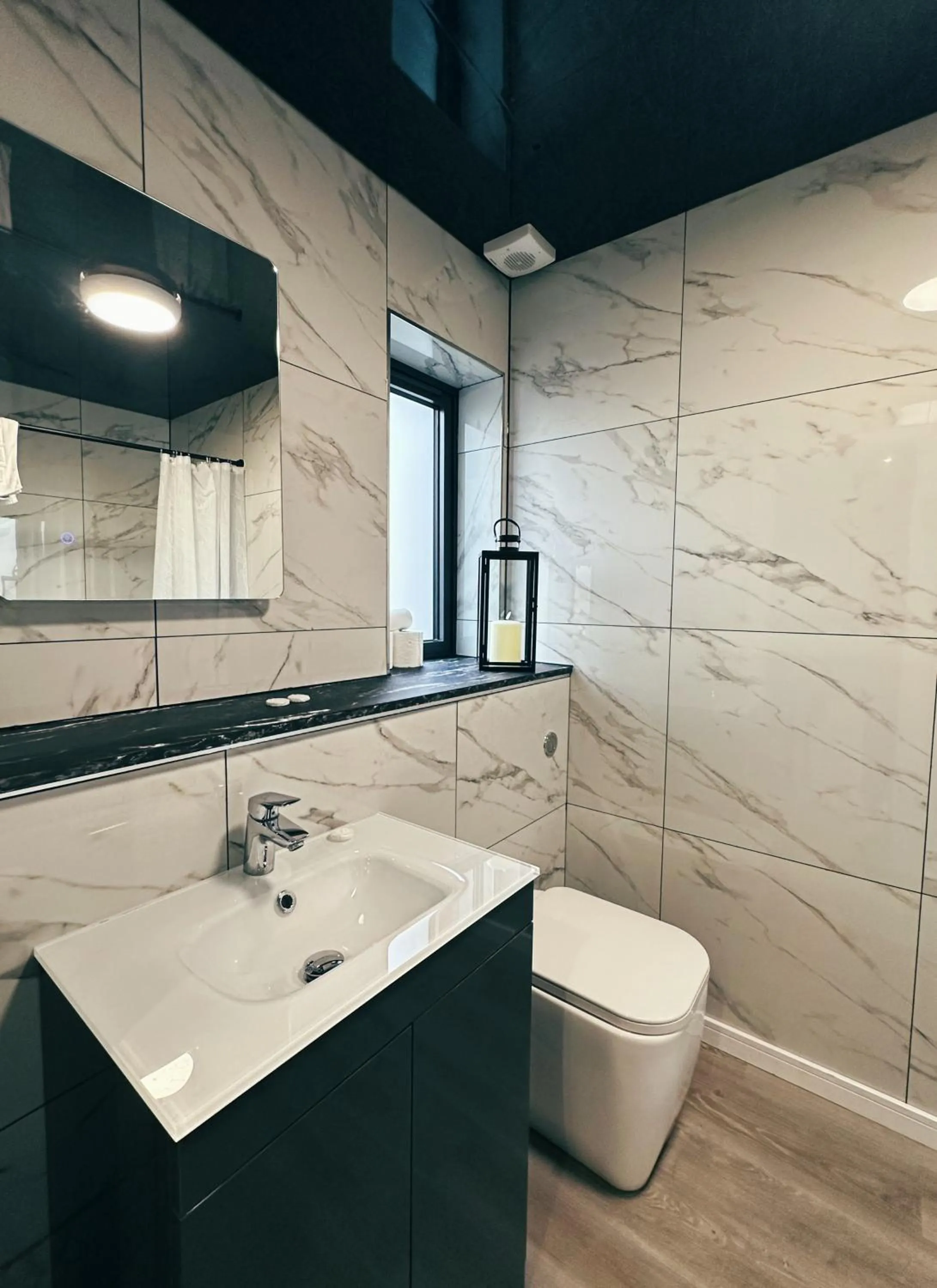 Bathroom in Sky City Apartments