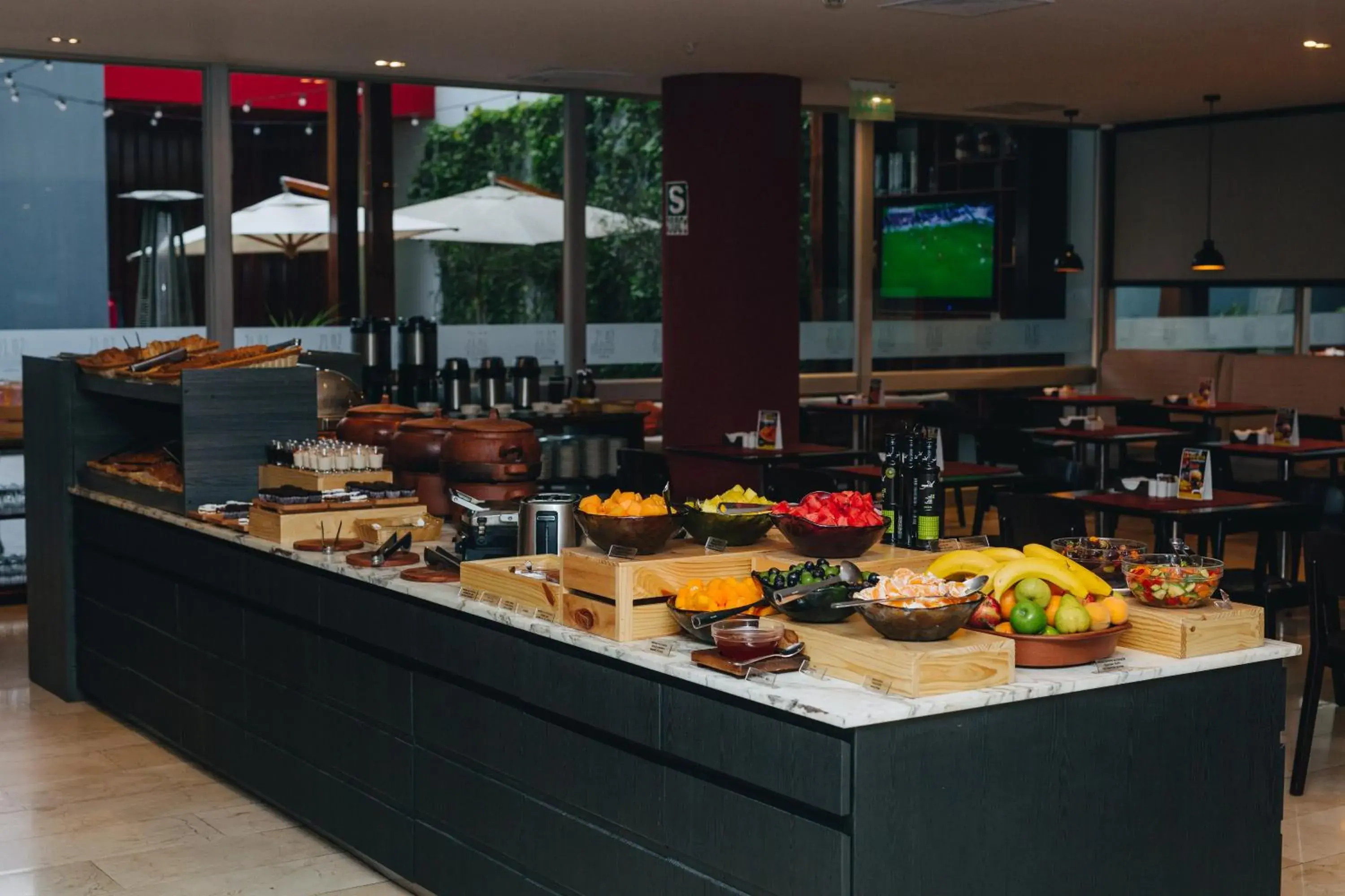 Buffet breakfast in Dazzler by Wyndham Lima Miraflores Buffet breakfast in Dazzler by Wyndham Lima Miraflores
